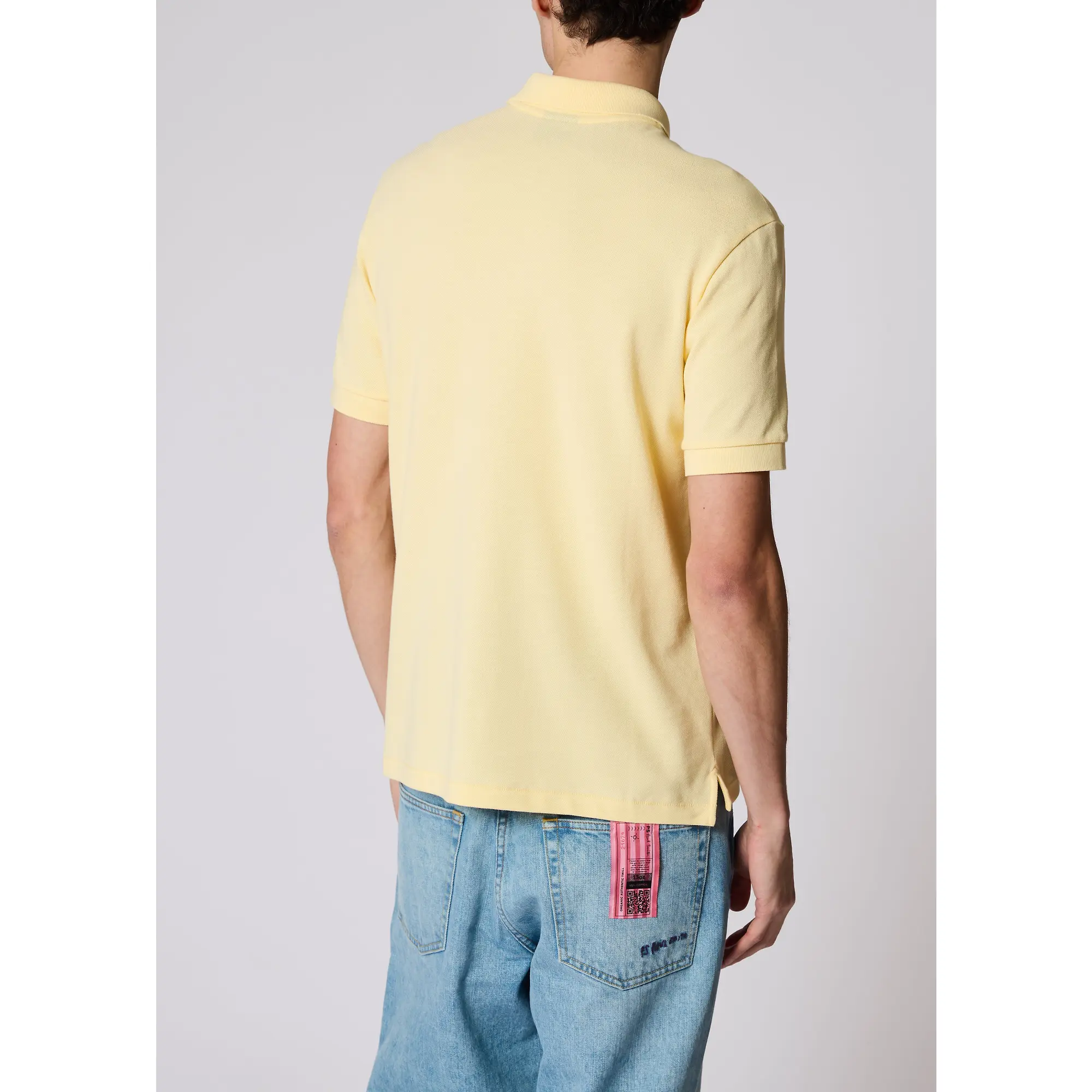 Product image 3 of 6 of Paul Smith Men's Organic Cotton Zebra Polo Shirt - Pale Yellow