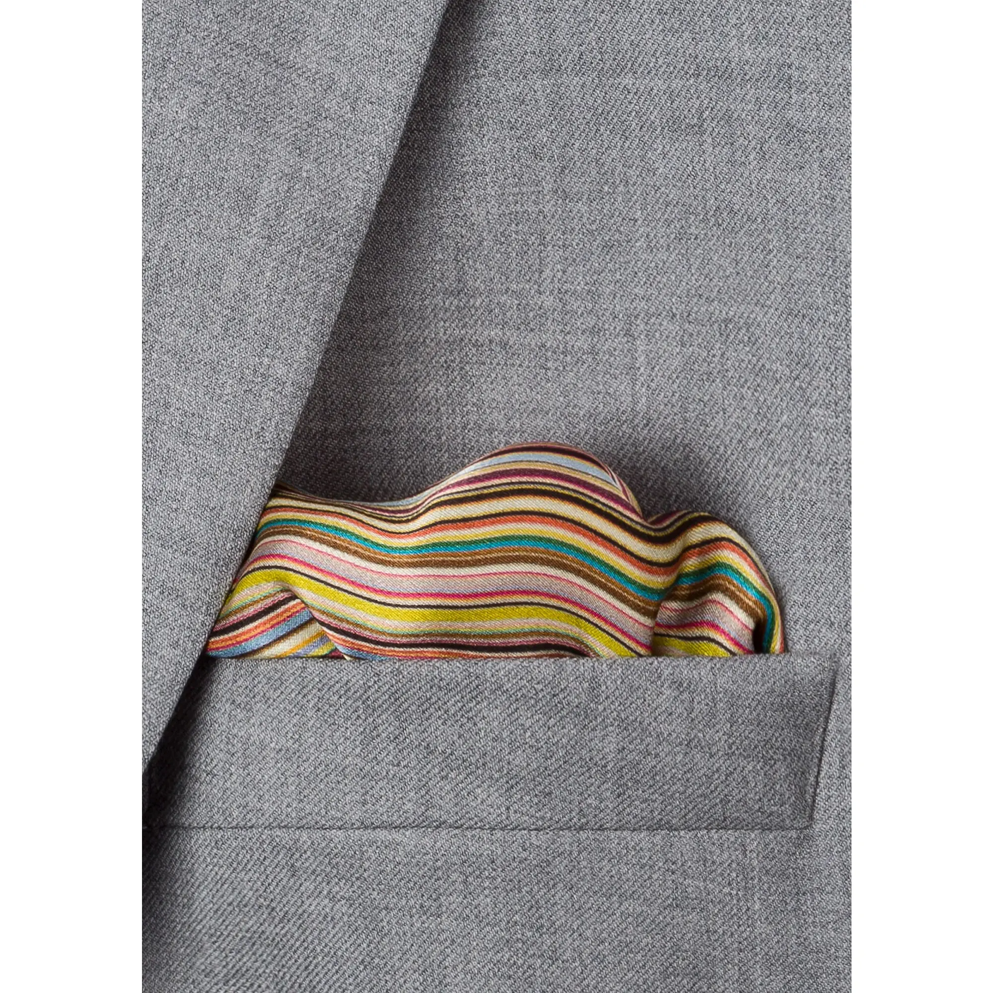 Product image 2 of 4 of Paul Smith Men's Pocket Square - Signature Stripe