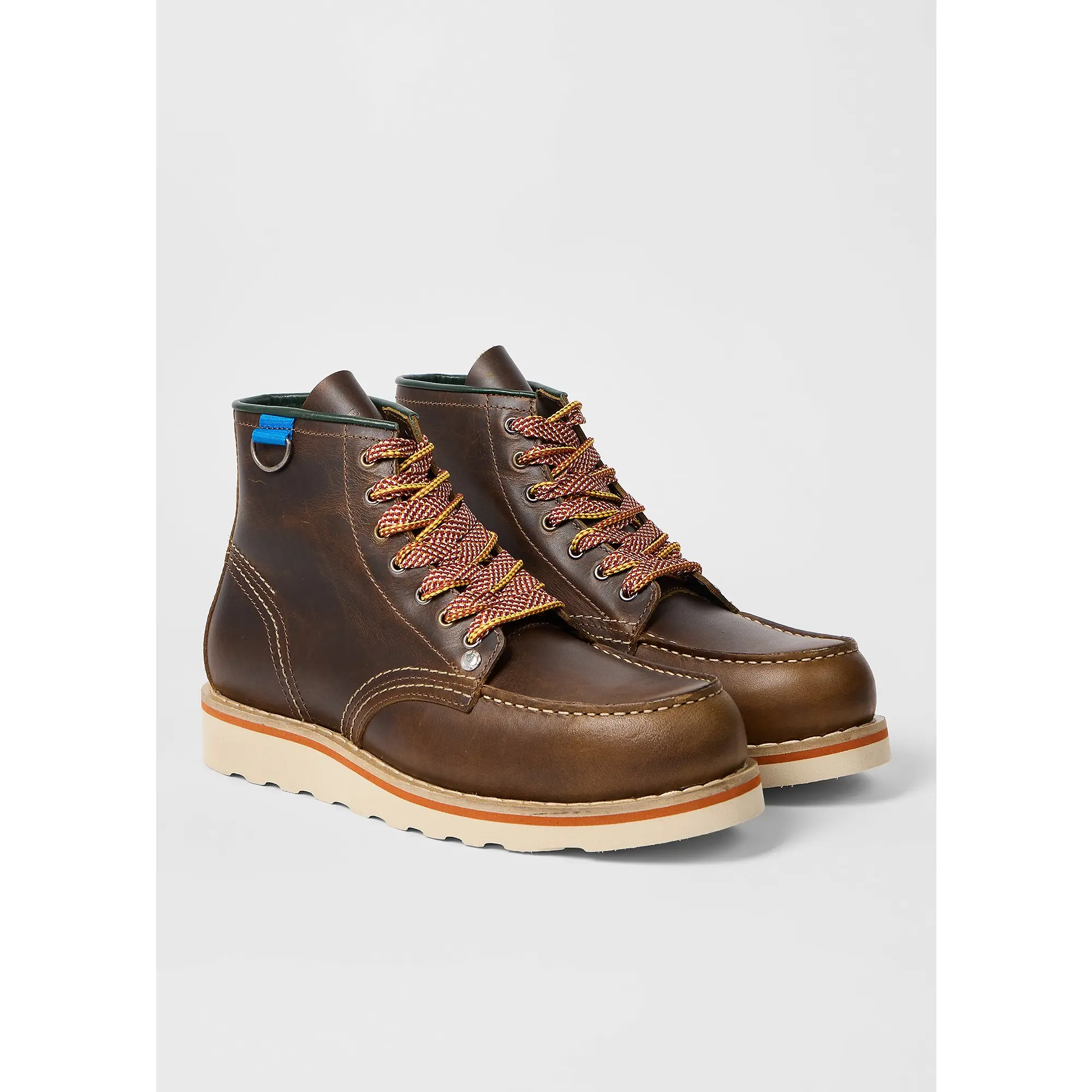 Product image 4 of 5 of Paul Smith Men's Rook Leather Boots - Chocolate