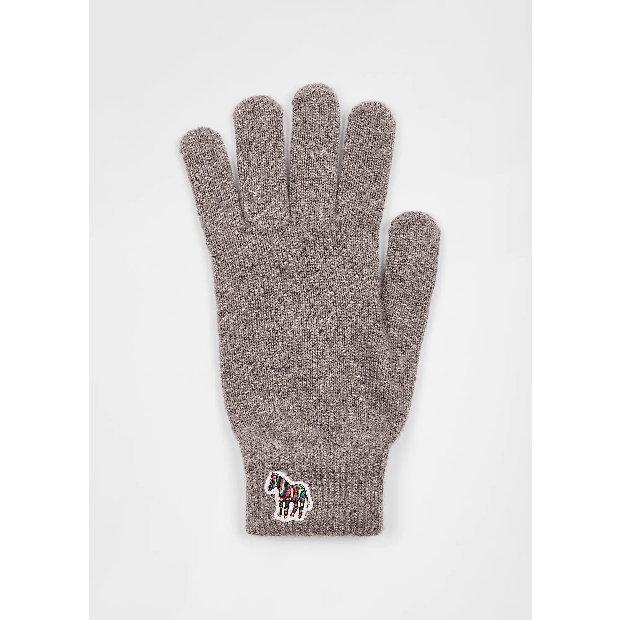 Product image 2 of 2 of Paul Smith Men's Zebra Logo Wool Gloves - Slate
