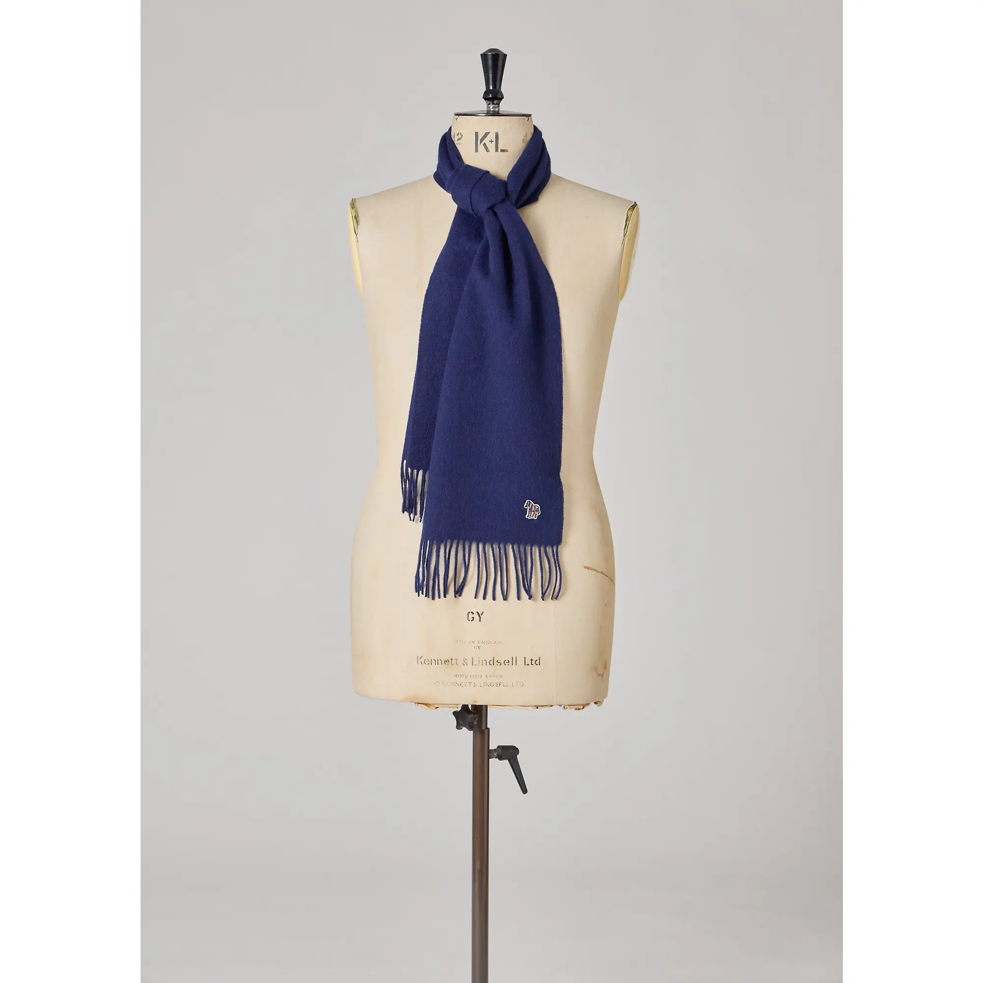 Product image 5 of 5 of Paul Smith Men's Zebra Scarf - Navy