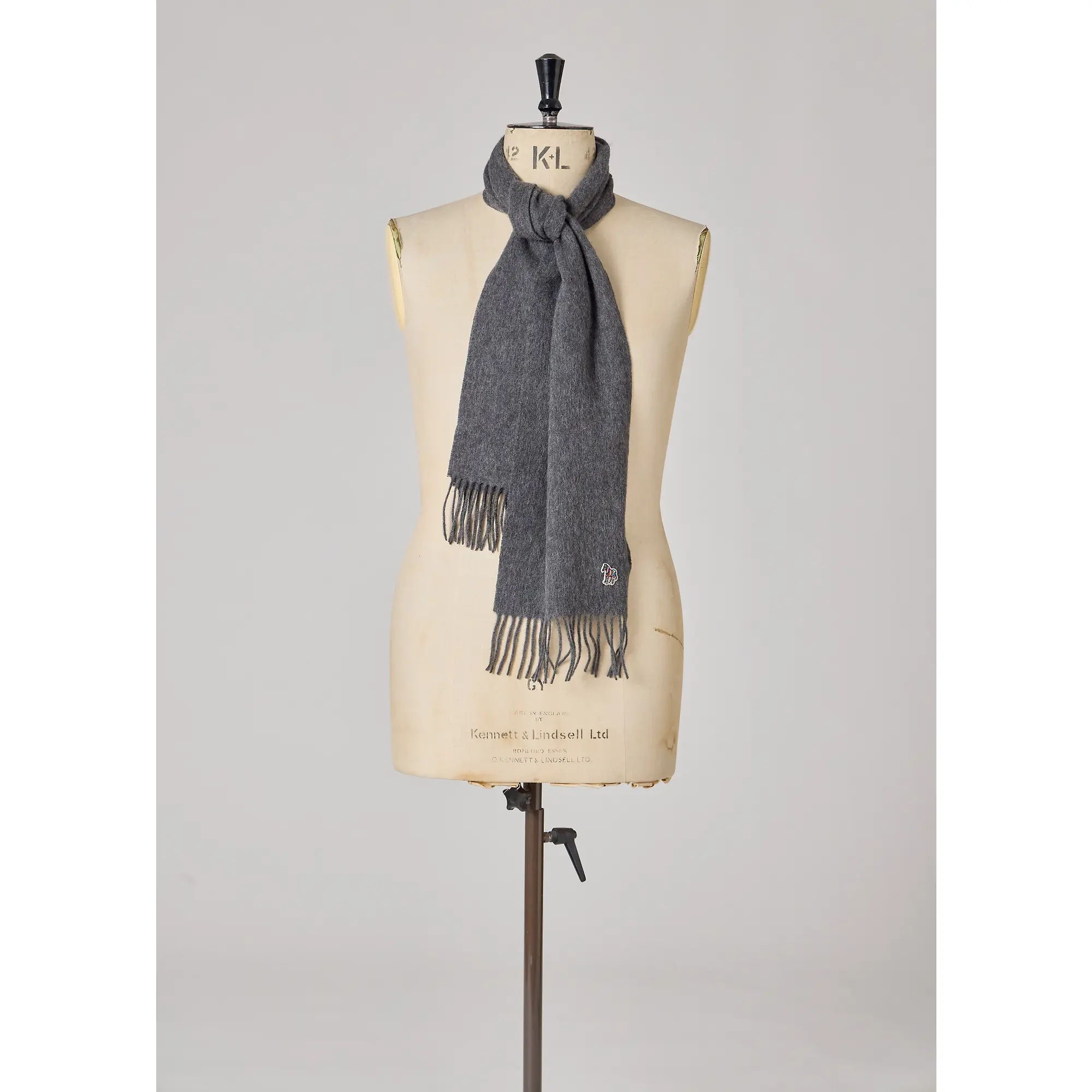 Product image 5 of 5 of Paul Smith Men's Zebra Scarf - Slate