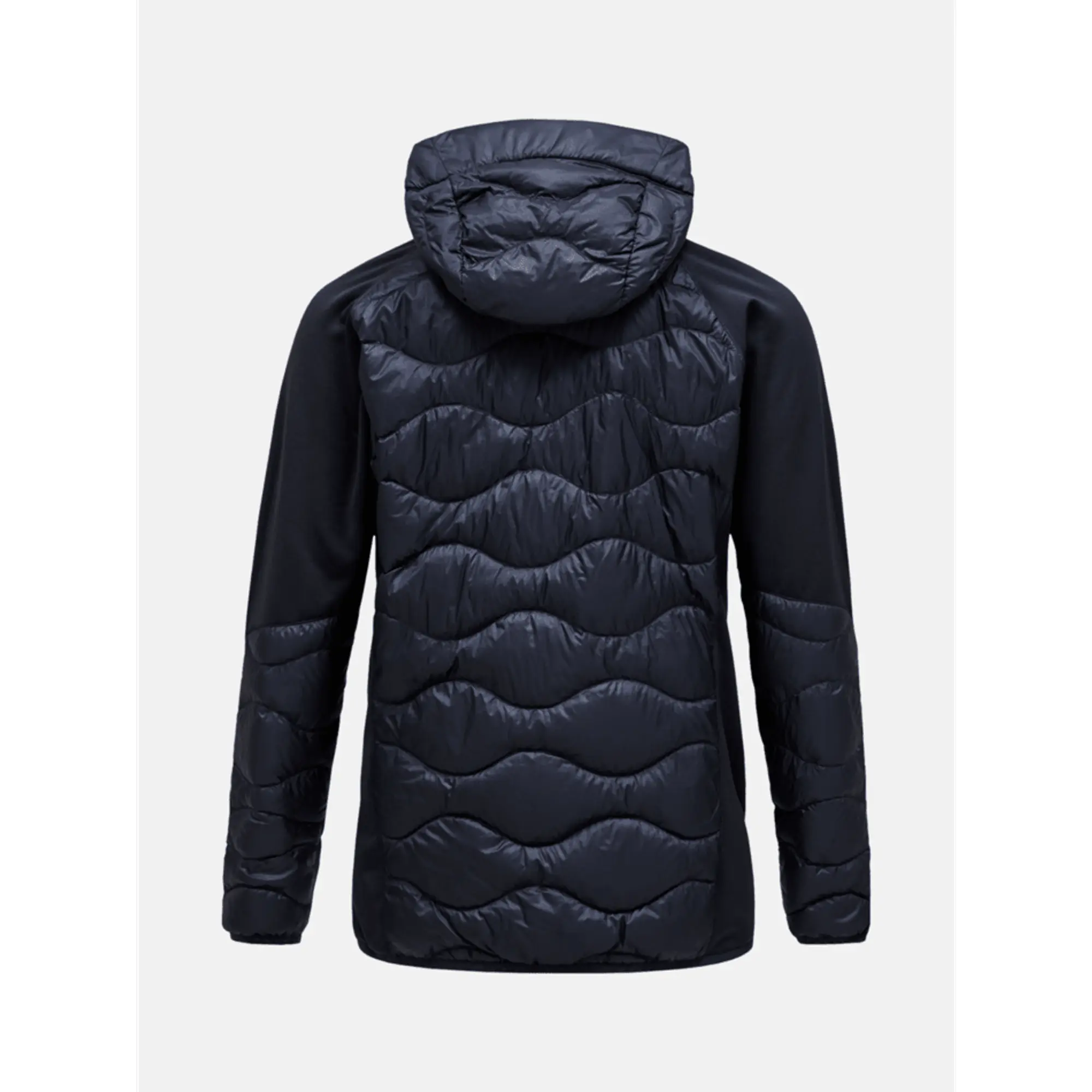 Product image 7 of 8 of Peak Performance Men's Helium Down Hybrid Hooded Jacket - Black