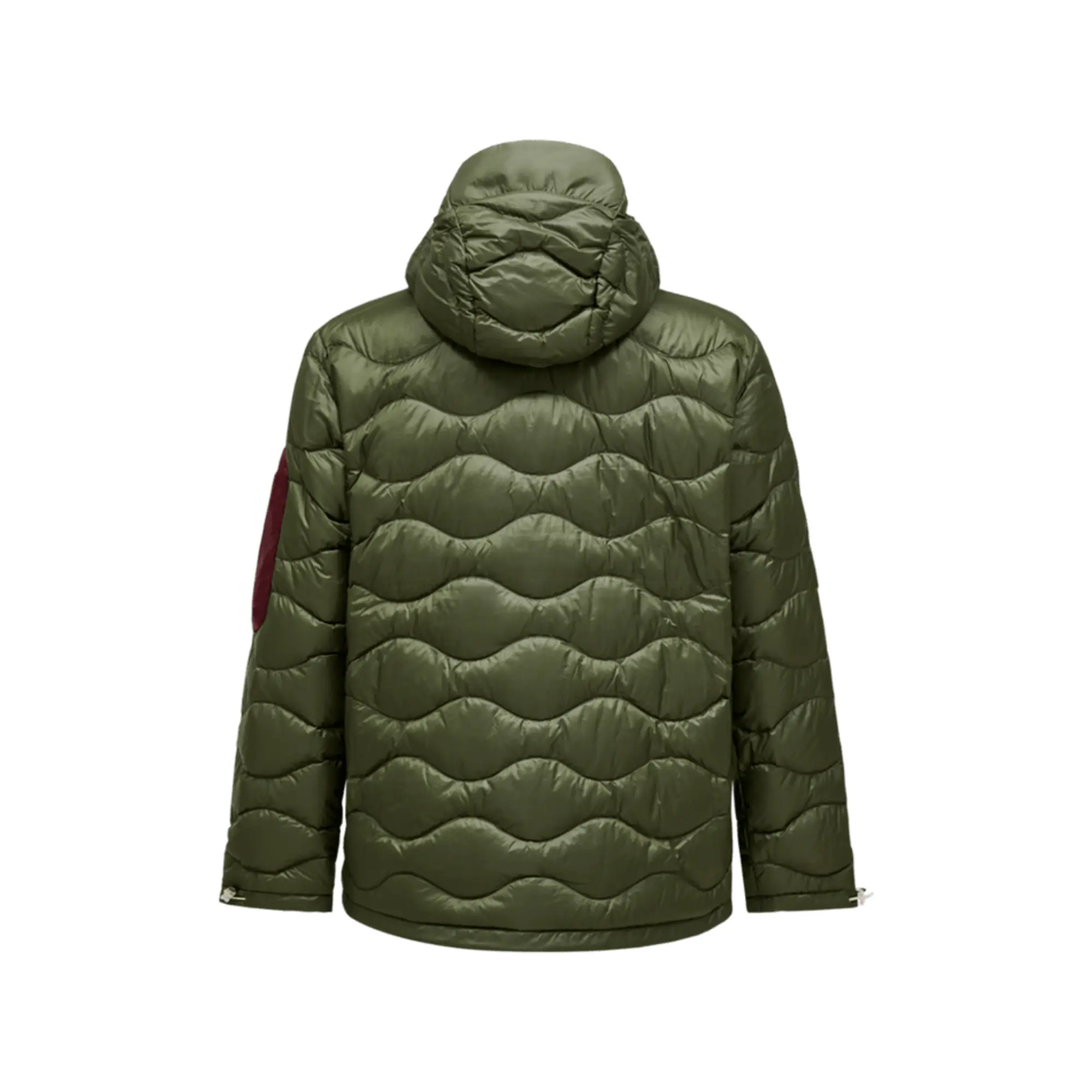 Product image 8 of 9 of Peak Performance Men's Helium Utility Down Hooded Jacket - Pine Needle/Mosswood