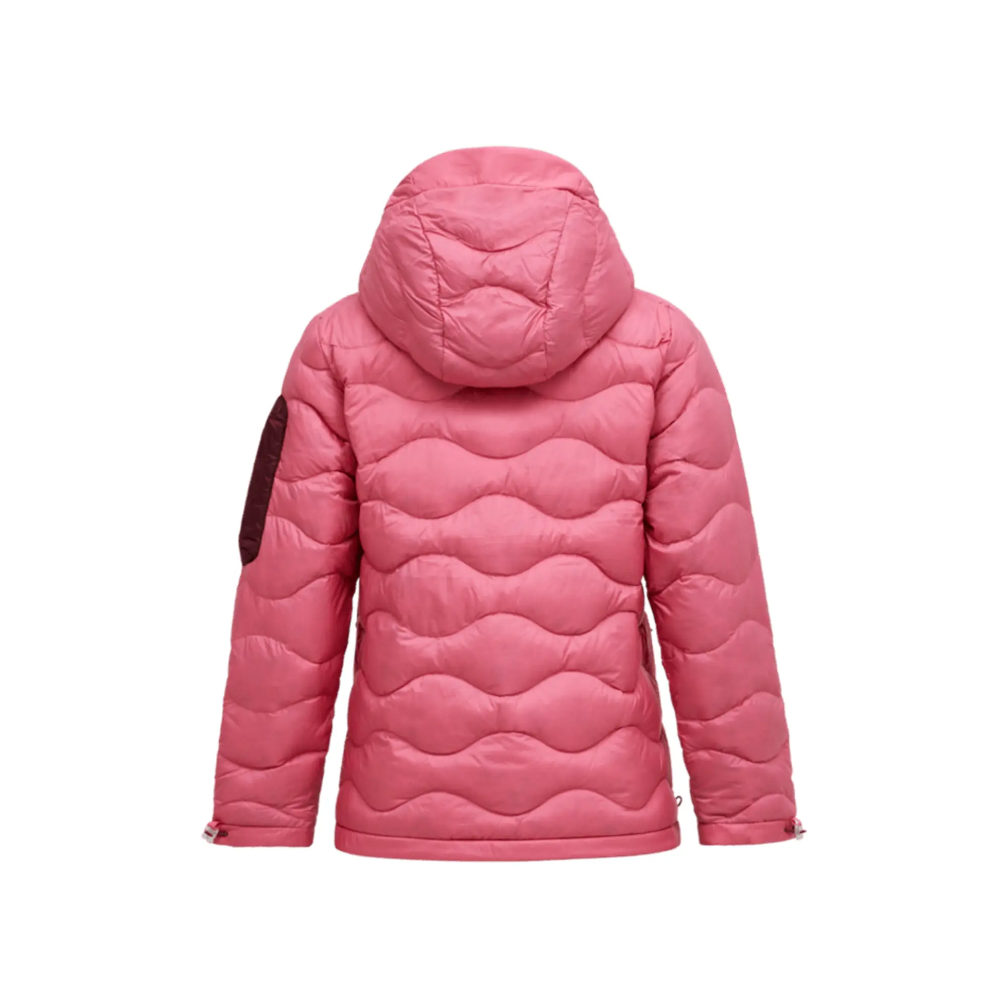 Product image 9 of 10 of Peak Performance Women's Helium Utility Down Hooded Jacket - Mountain Blush/Frosted Blossom
