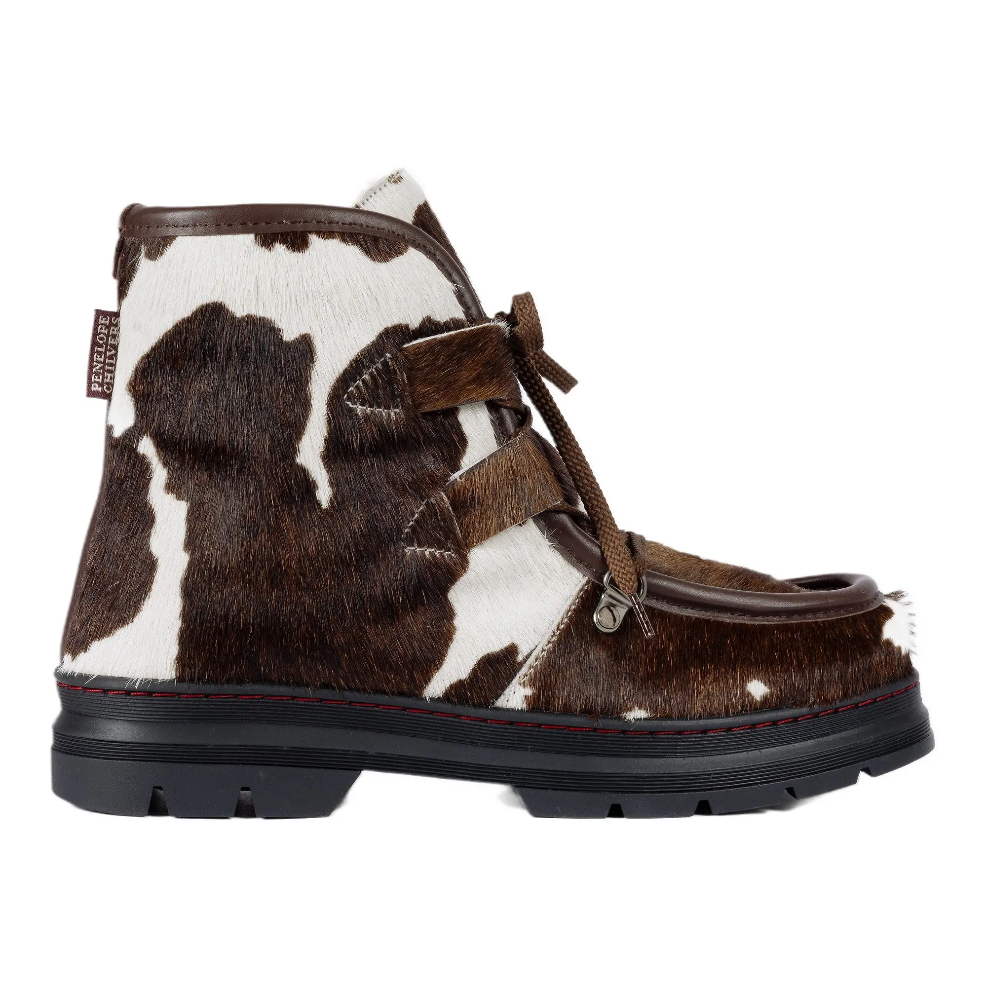 Product image 1 of 11 of Penelope Chilvers Women's Incredible Friesian Shearling-Lined Boots - Brown/White