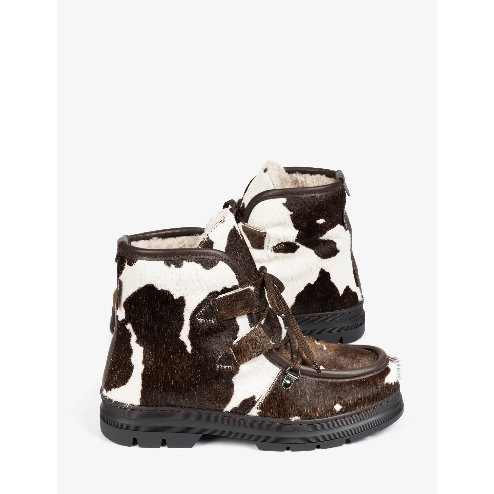 Product image 3 of 11 of Penelope Chilvers Women's Incredible Friesian Shearling-Lined Boots - Brown/White