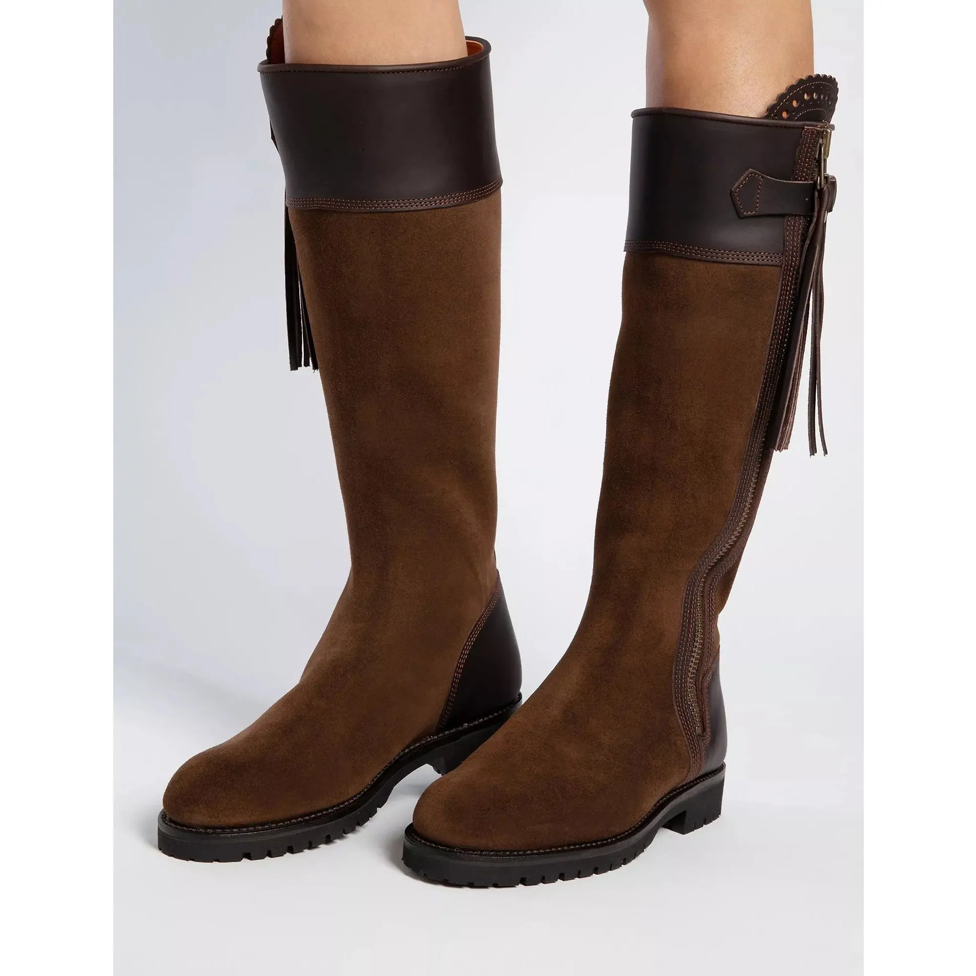 Product image 4 of 6 of Penelope Chilvers Women's Inclement Long Tassel Boots - Dark Oak