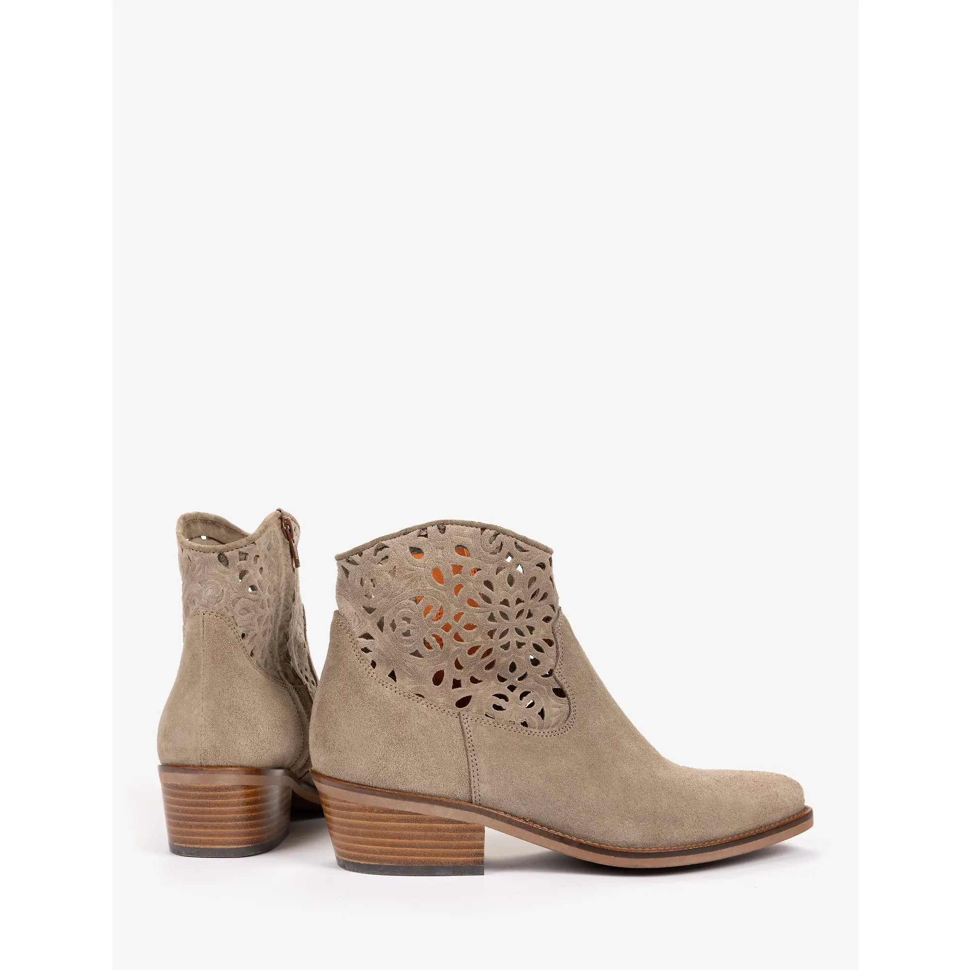 Product image 2 of 4 of Penelope Chilvers Women's Cassidy Cut Out Lace Boots - Camel