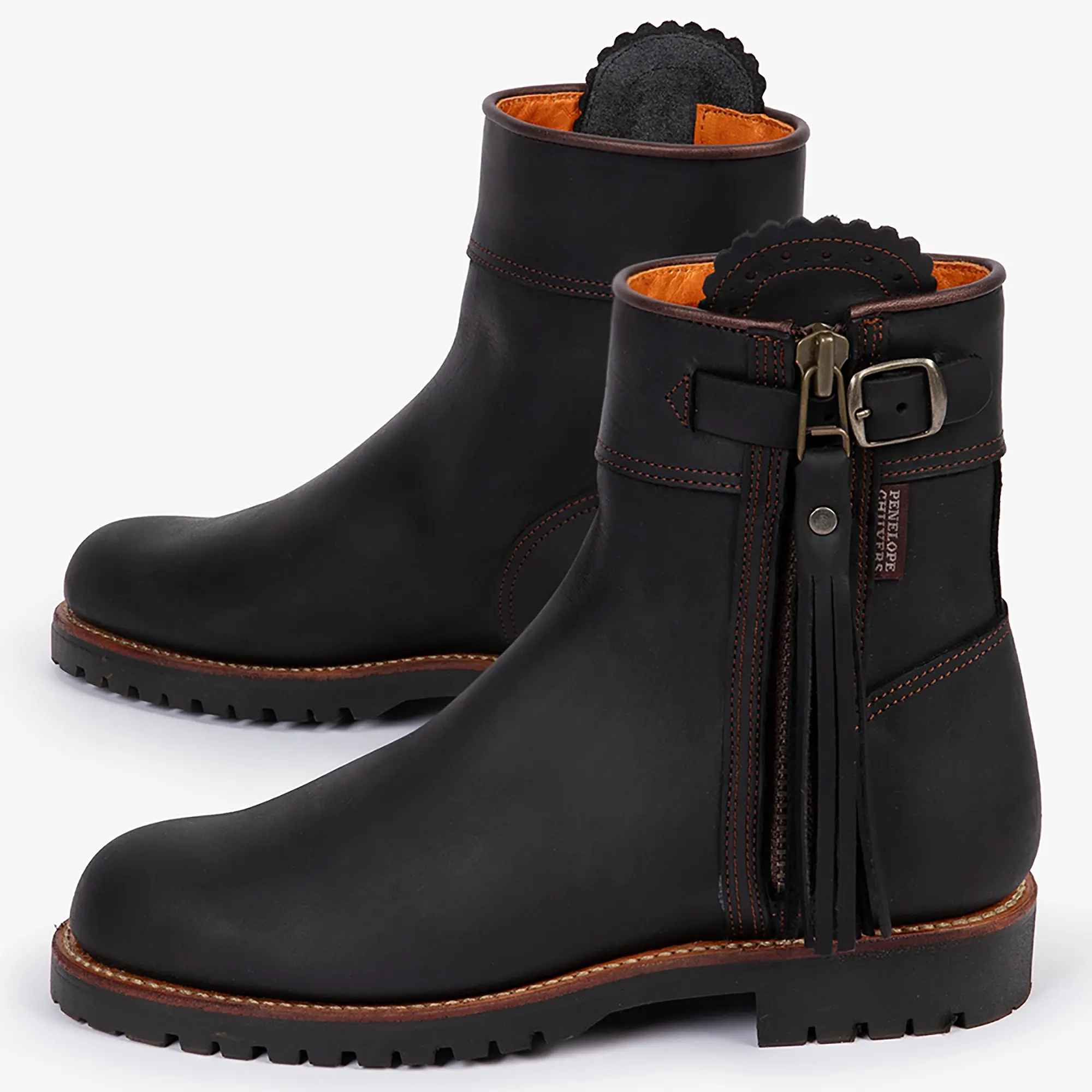 Product image 2 of 4 of Penelope Chilvers Women's Inclement Cropped Tassel Boots - Black