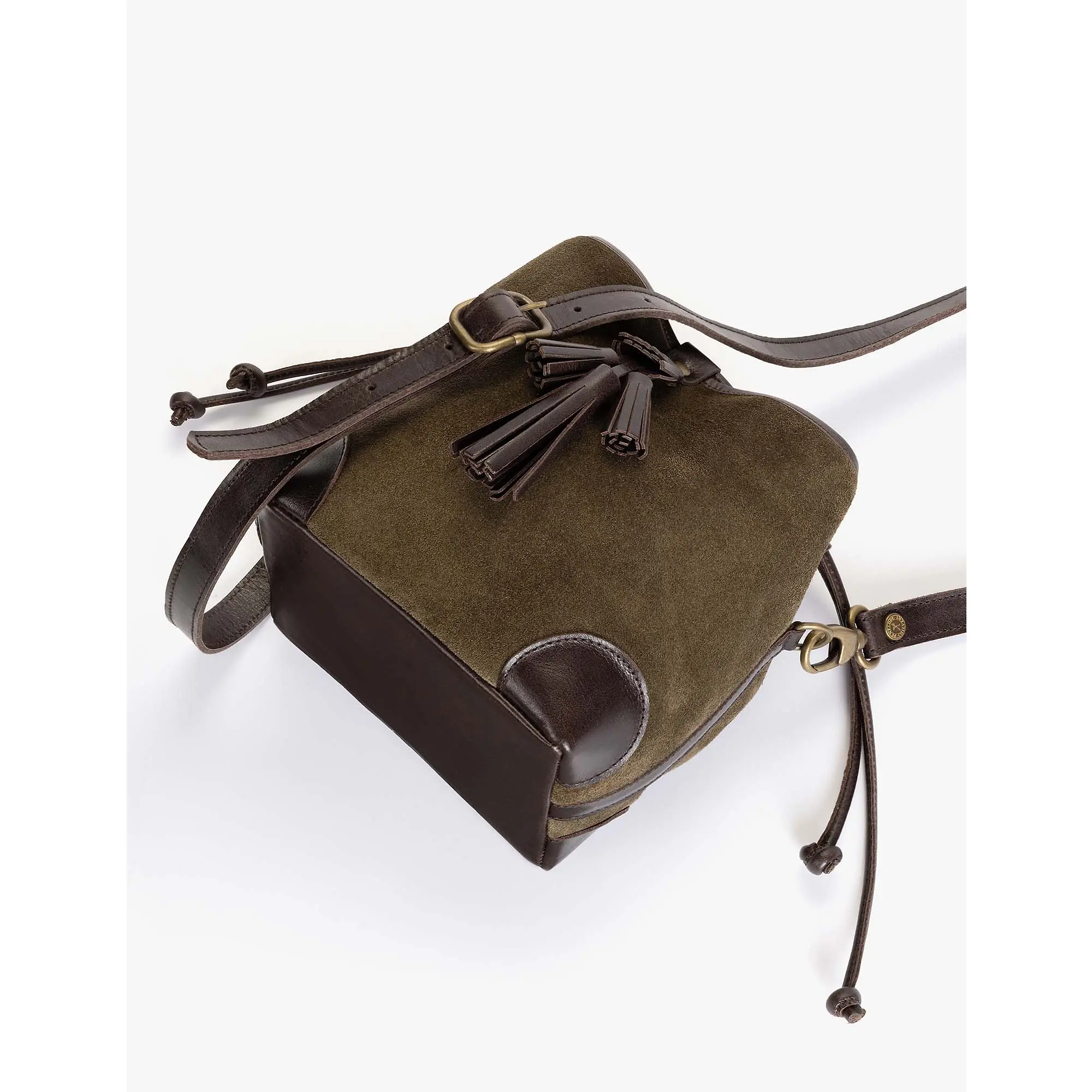 Product image 2 of 2 of Penelope Chilvers Women's Suede Fortune Teller Bag - Bitter Chocolate/Khaki