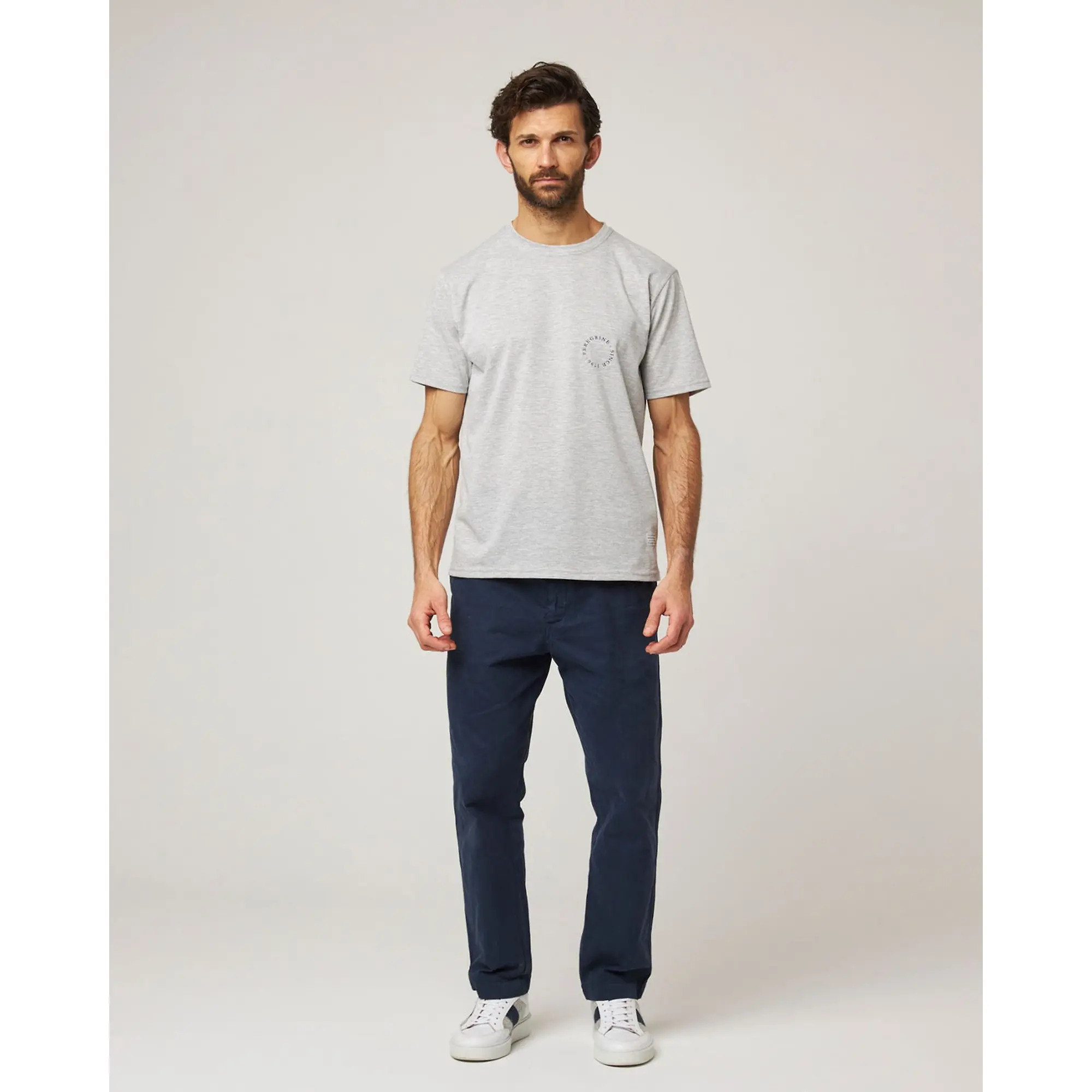 Product image 4 of 9 of Peregrine Men's Made In England Graphic T-Shirt - Light Grey