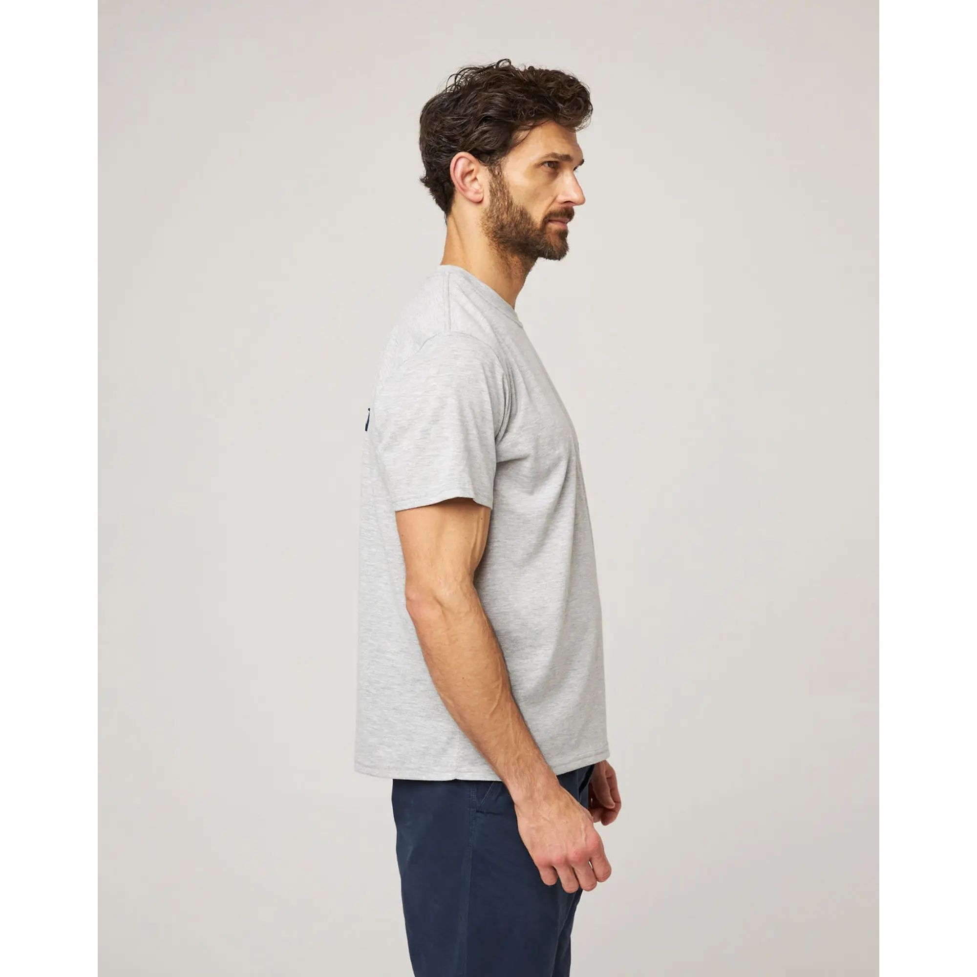 Product image 6 of 9 of Peregrine Men's Made In England Graphic T-Shirt - Light Grey