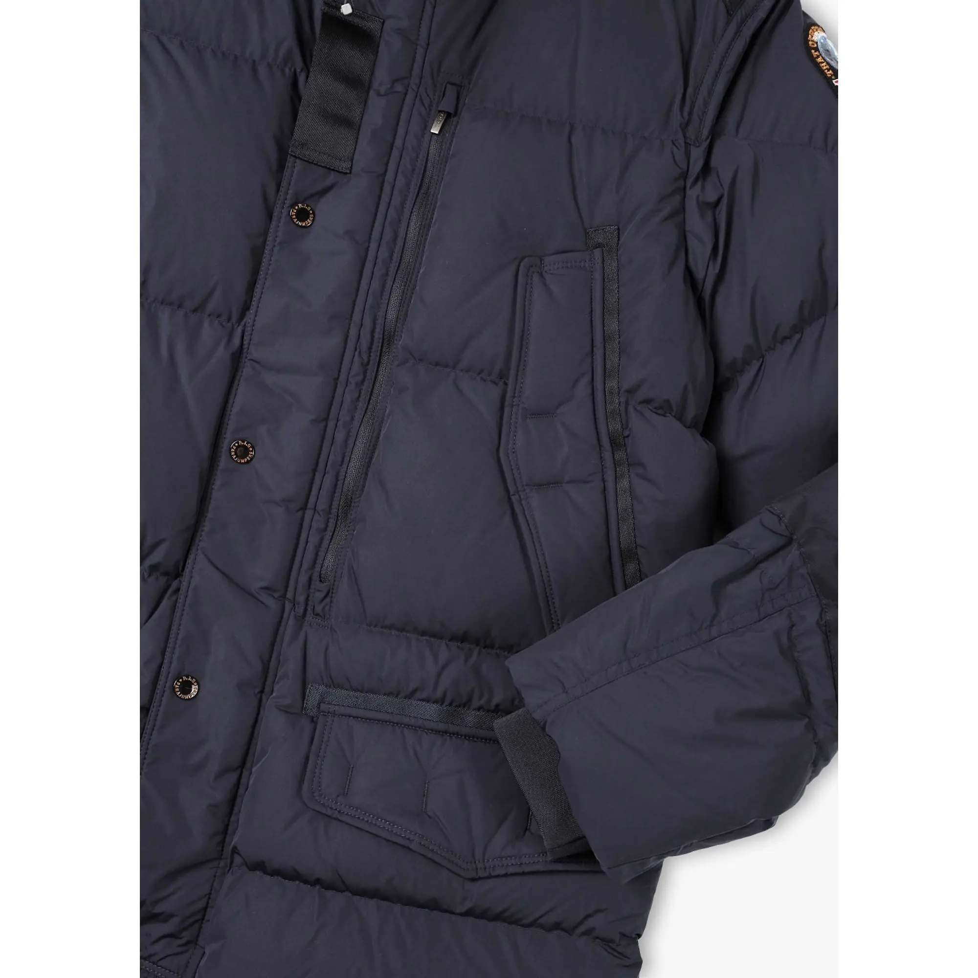 Product image 11 of 15 of Parajumpers Men's Harraseeket Hooded Down Parka Jacket - Blue Navy