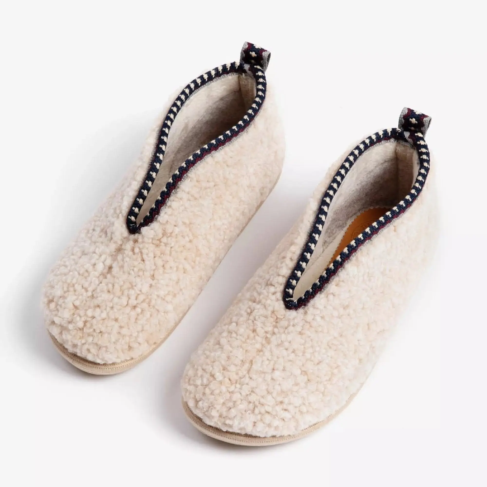 Product image 3 of 5 of Penelope Chilvers Women's Puck Fleece Slipper - Ivory