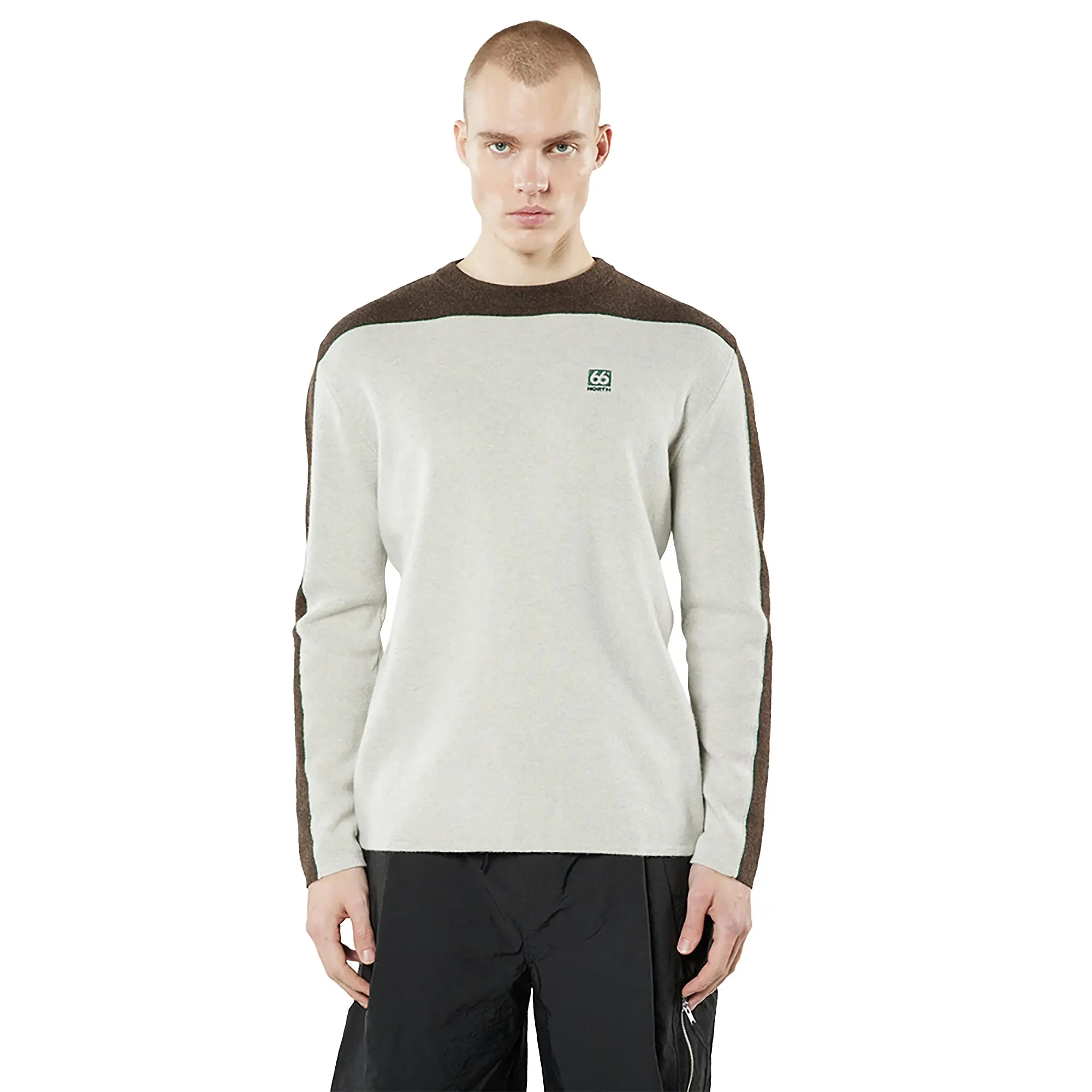 Product image 1 of 4 of 66°North Men's Vatnajokull Knitted Sweater - Dark Stone