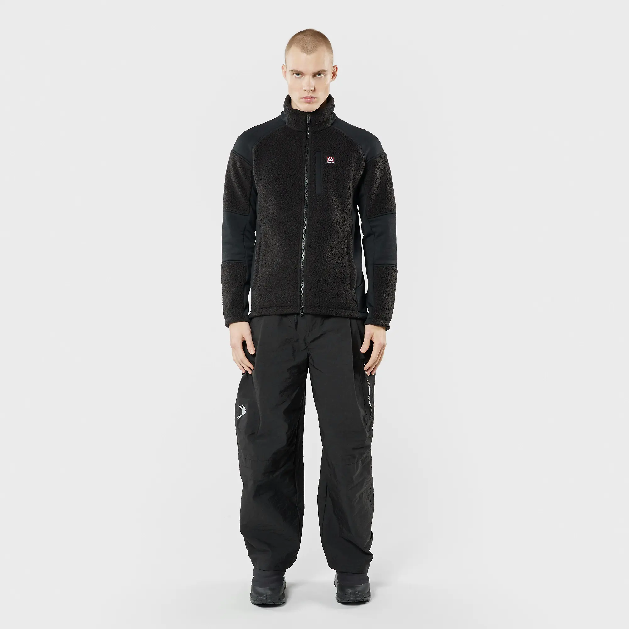 Product image 3 of 9 of 66°North Men's Tindur Technical Shearling Jacket - Black