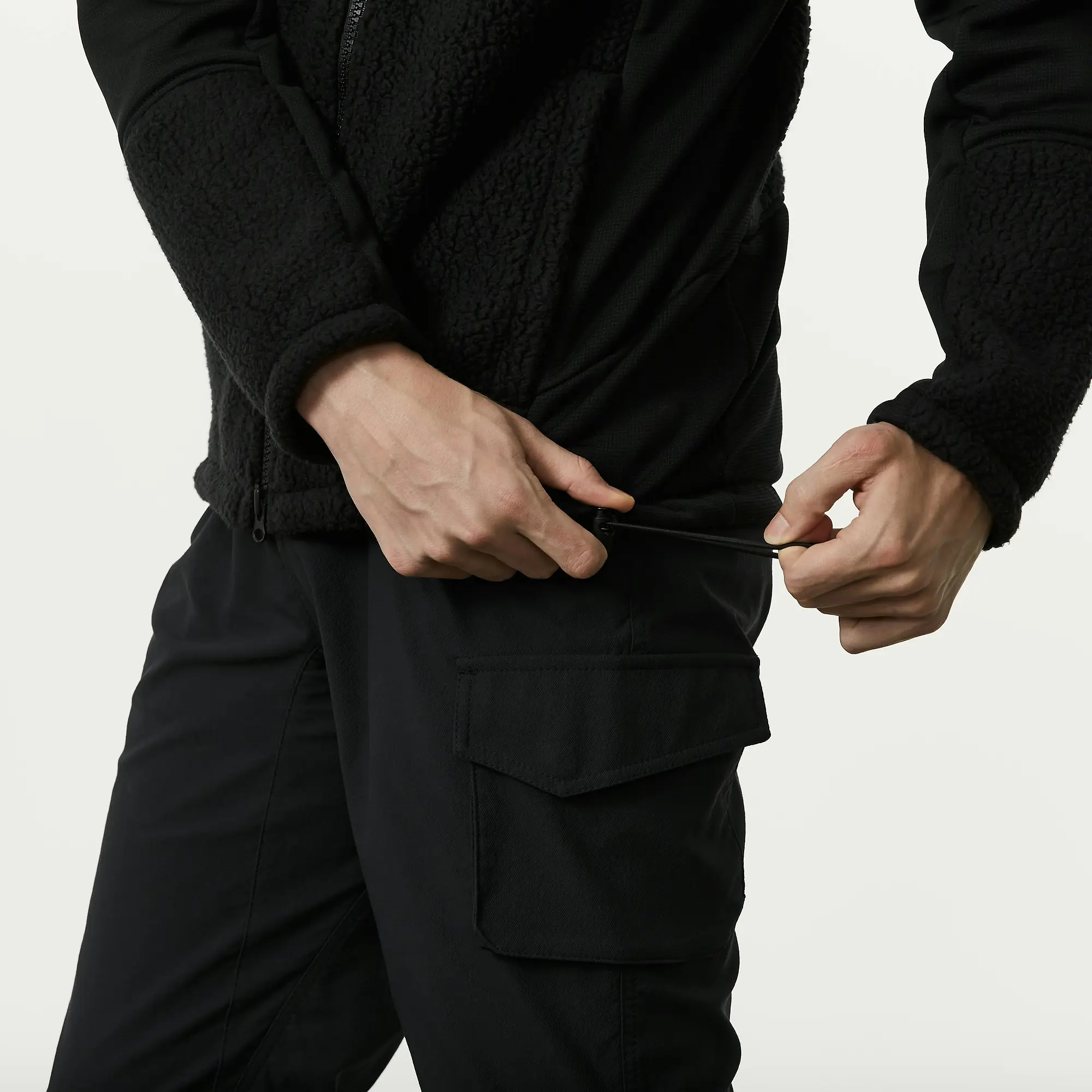 Product image 6 of 9 of 66°North Men's Tindur Technical Shearling Jacket - Black