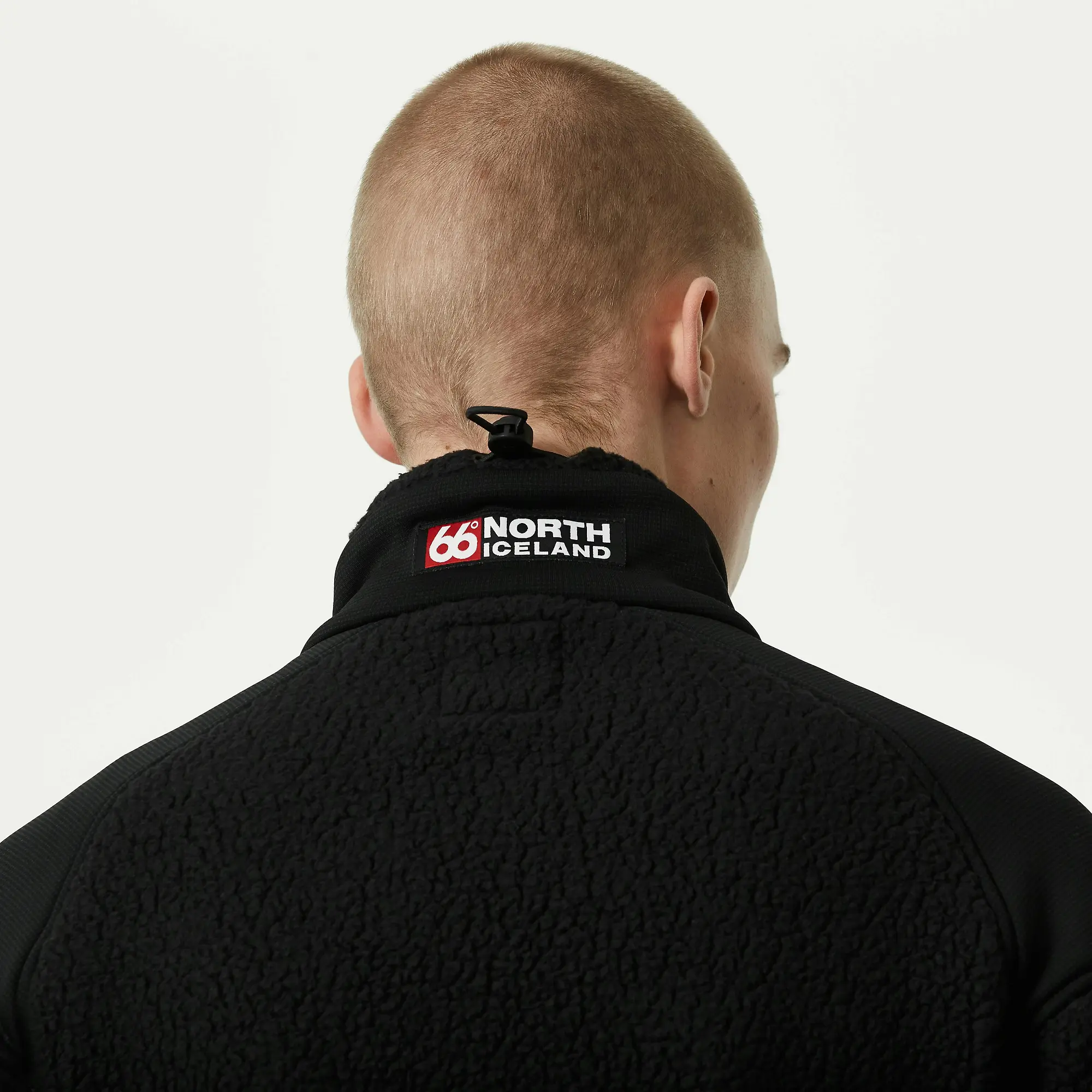 Product image 9 of 9 of 66°North Men's Tindur Technical Shearling Jacket - Black
