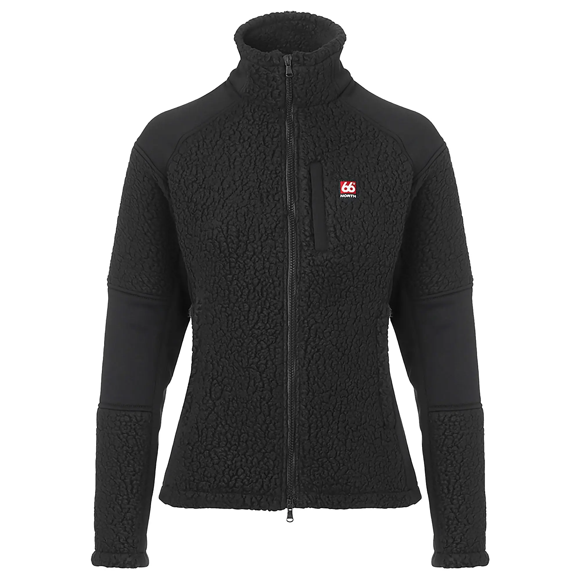 Product image 1 of 7 of 66°North Women's Tindur Technical Shearling Jacket - Black
