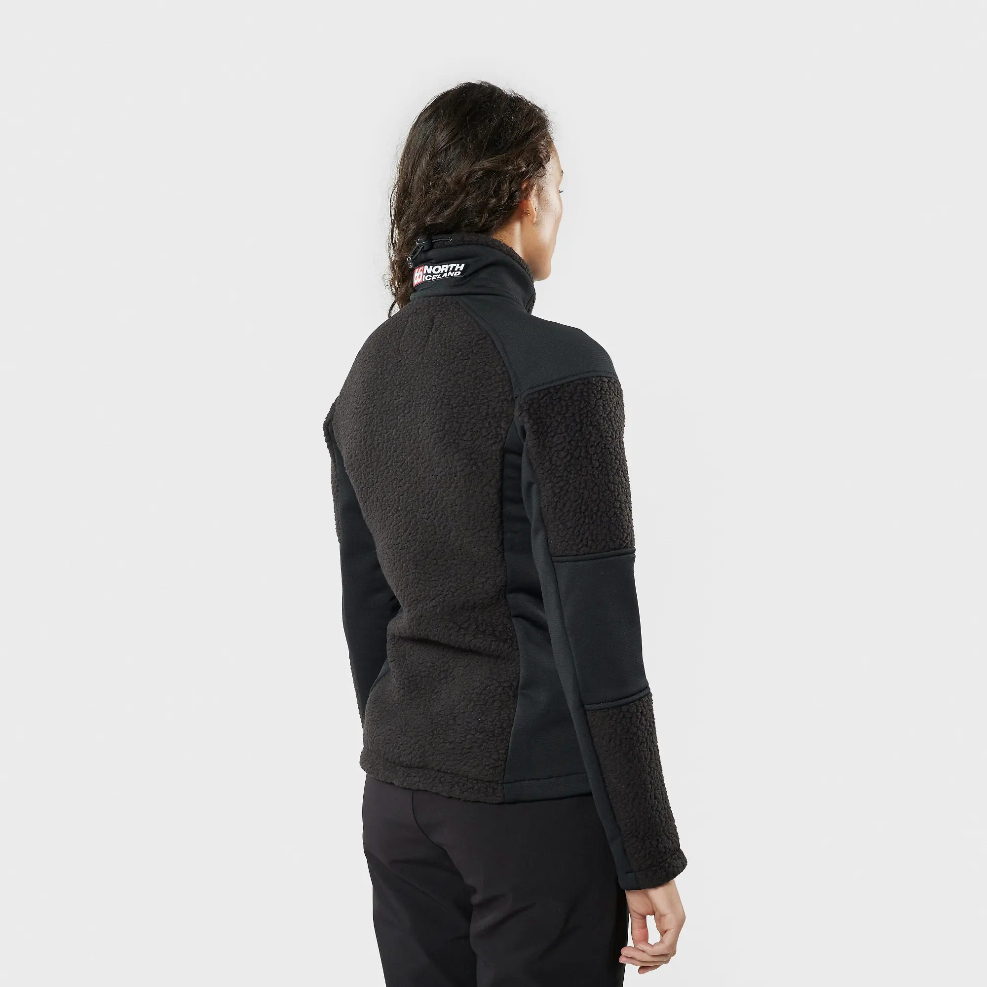 Product image 6 of 7 of 66°North Women's Tindur Technical Shearling Jacket - Black
