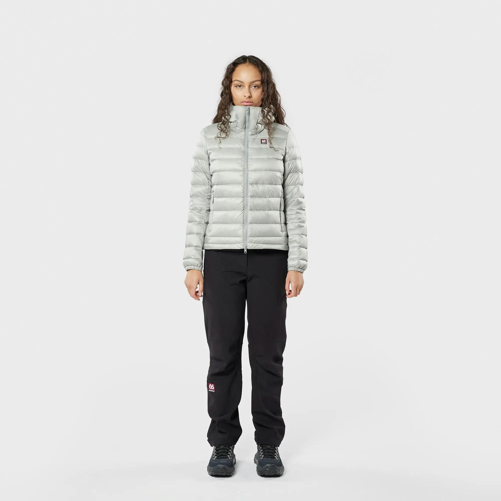 Product image 5 of 9 of 66°North Women's Keilir Down Jacket - Grey Sky
