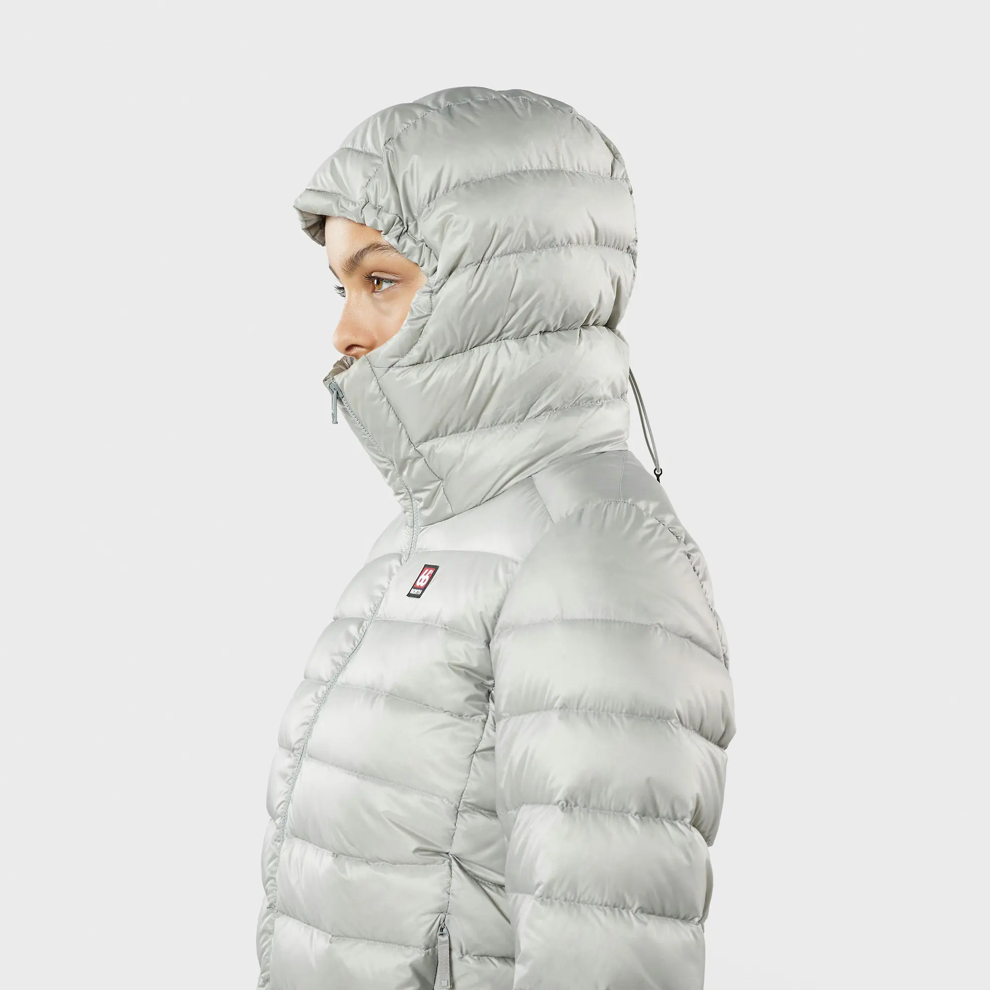 Product image 6 of 9 of 66°North Women's Keilir Down Jacket - Grey Sky