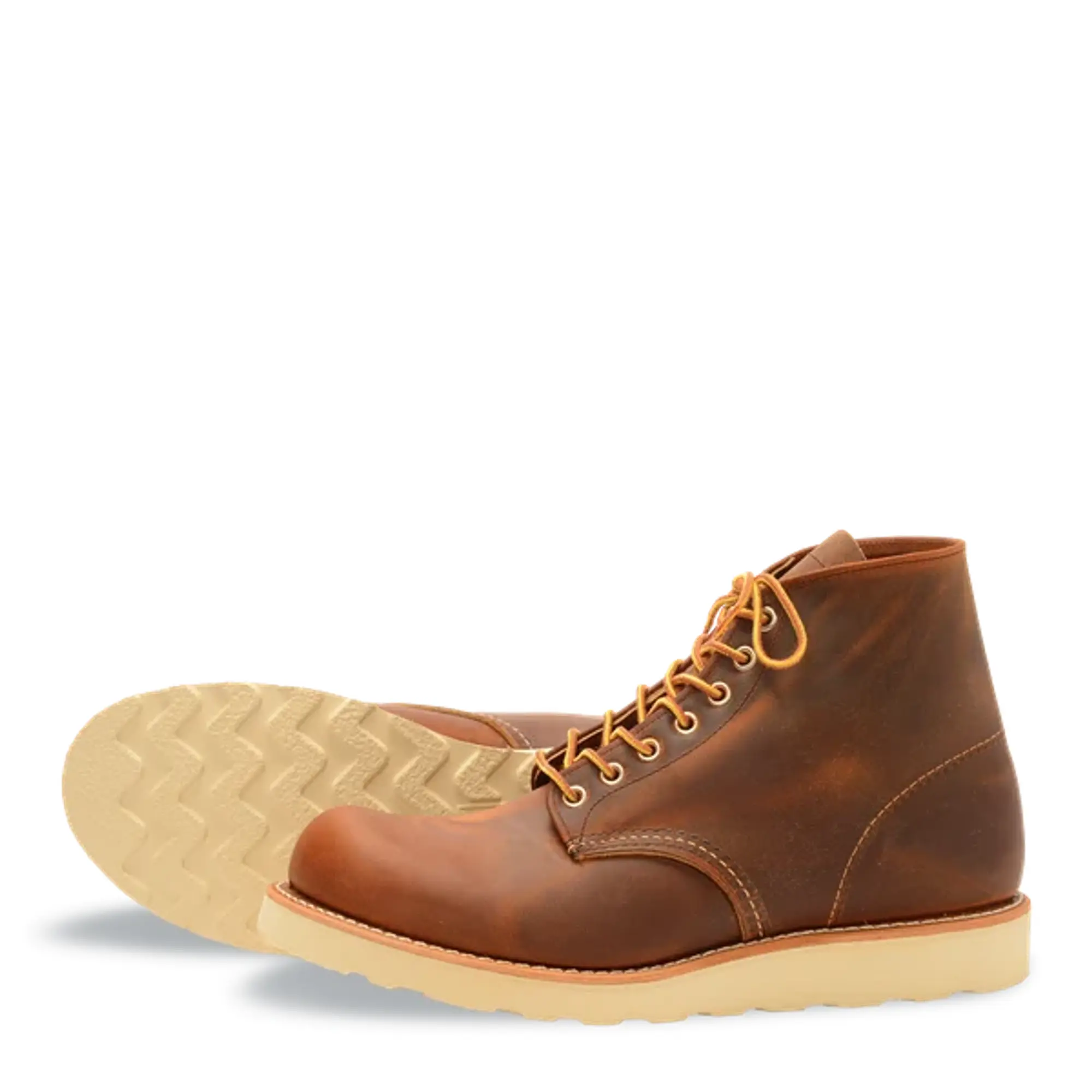 Product image 4 of 5 of Red Wing Men's Round Toe Boots - Copper Rough & Tough - Style 9111