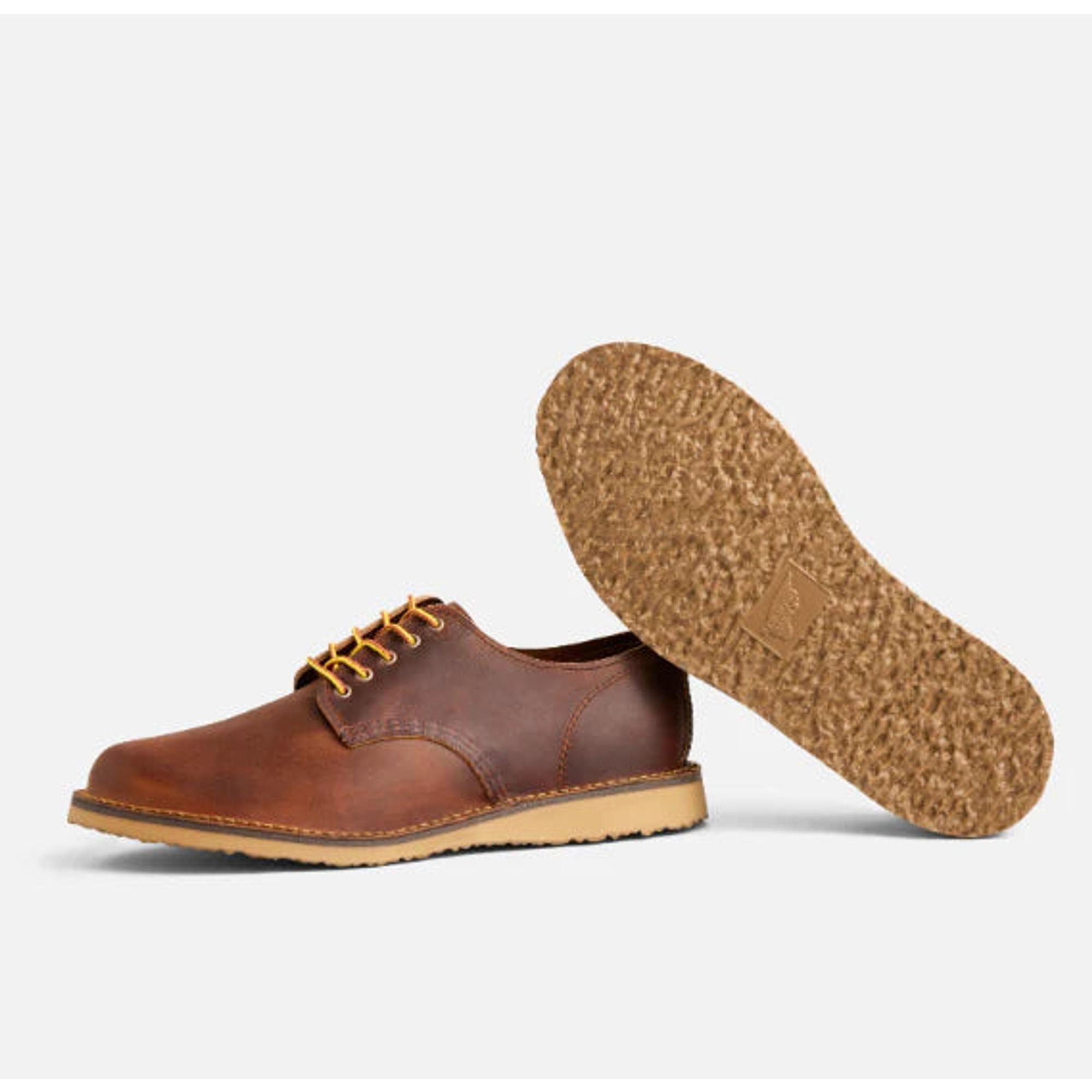 Red Wing Men's Weekender Oxford Shoes - Copper Rough & Tough