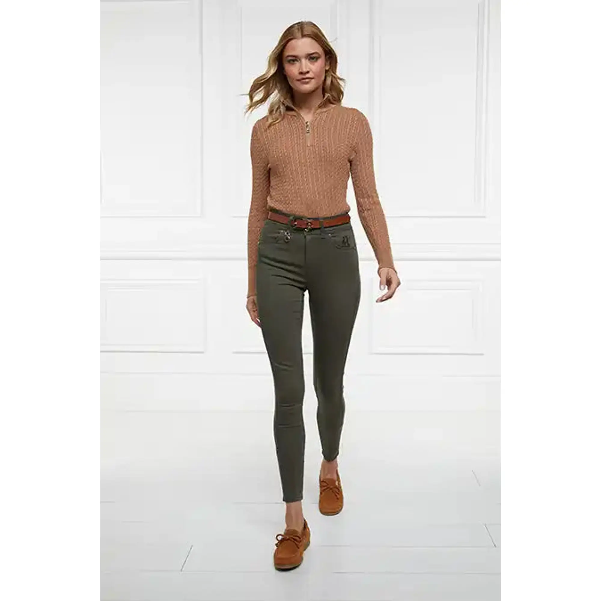 Product image 10 of 12 of Holland Cooper Women's Jodhpur Jean - Hunter Green