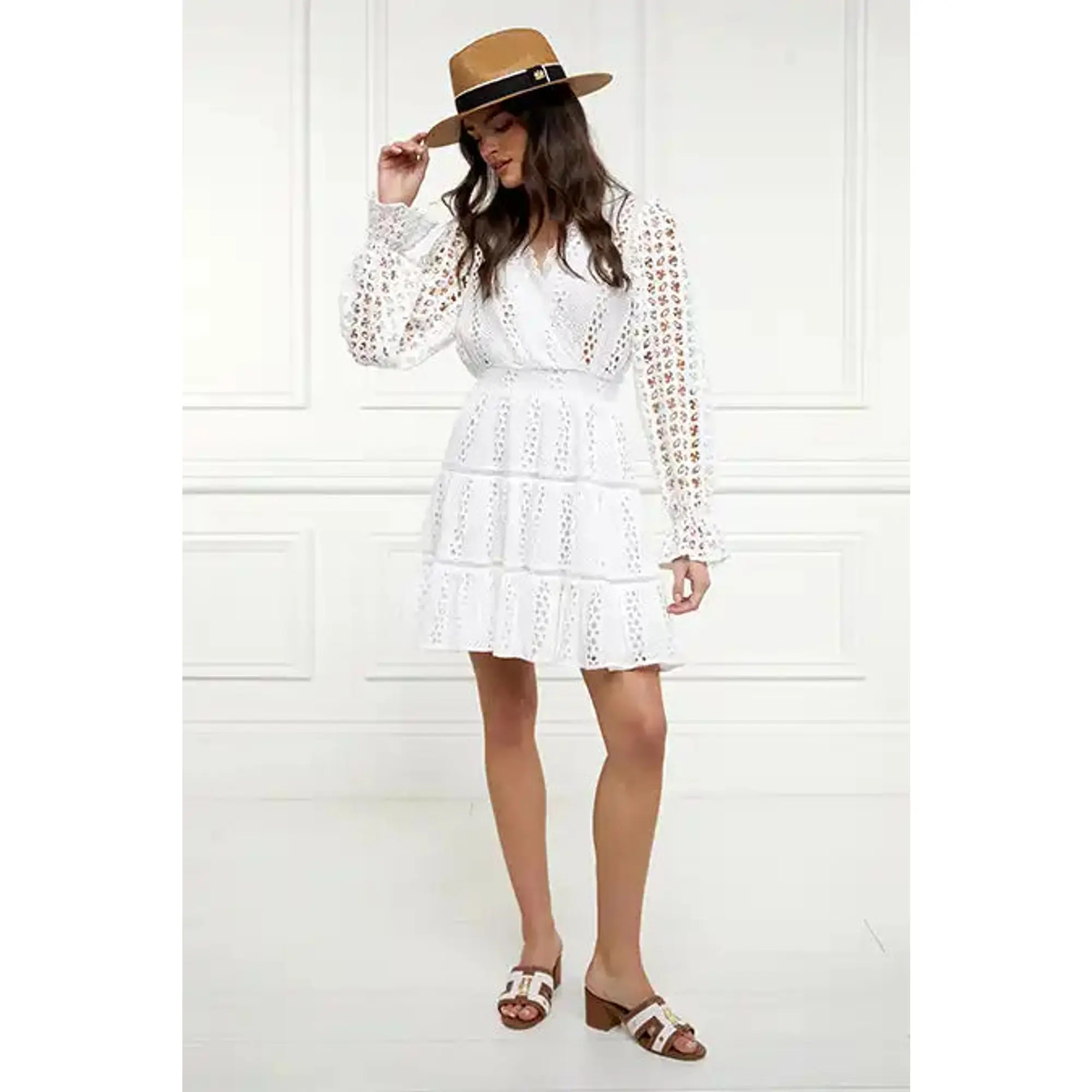 Product image 5 of 12 of Holland Cooper Women's Francesca Hat - Camel Black