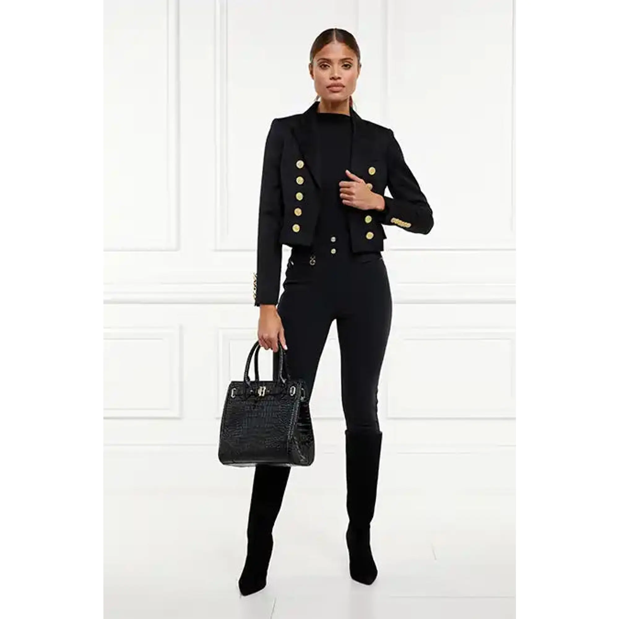 Product image 9 of 13 of Holland Cooper Women's Contour Trousers (Regular Leg) - Black