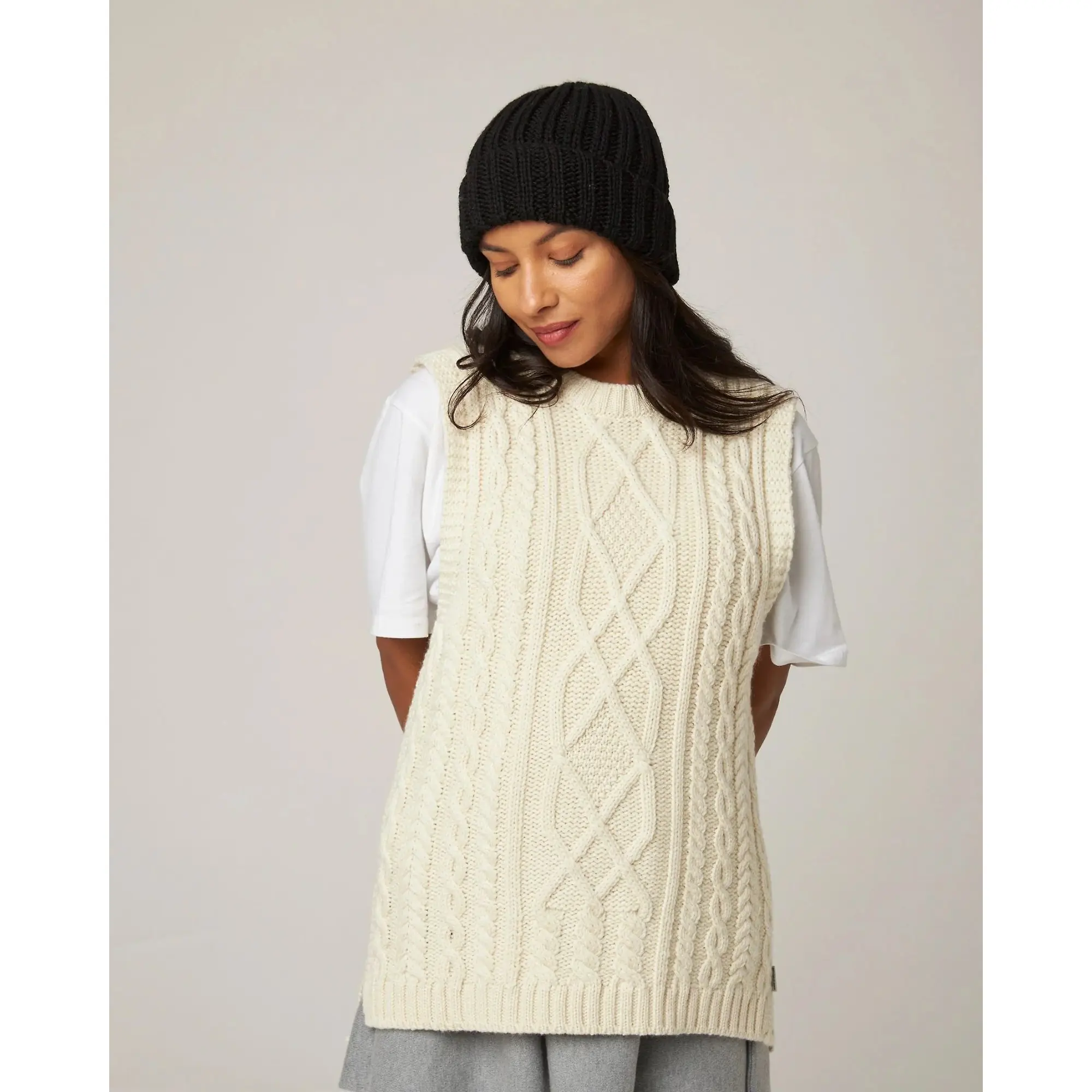 Product image 3 of 5 of Peregrine Milliner Ribbed Beanie - Black