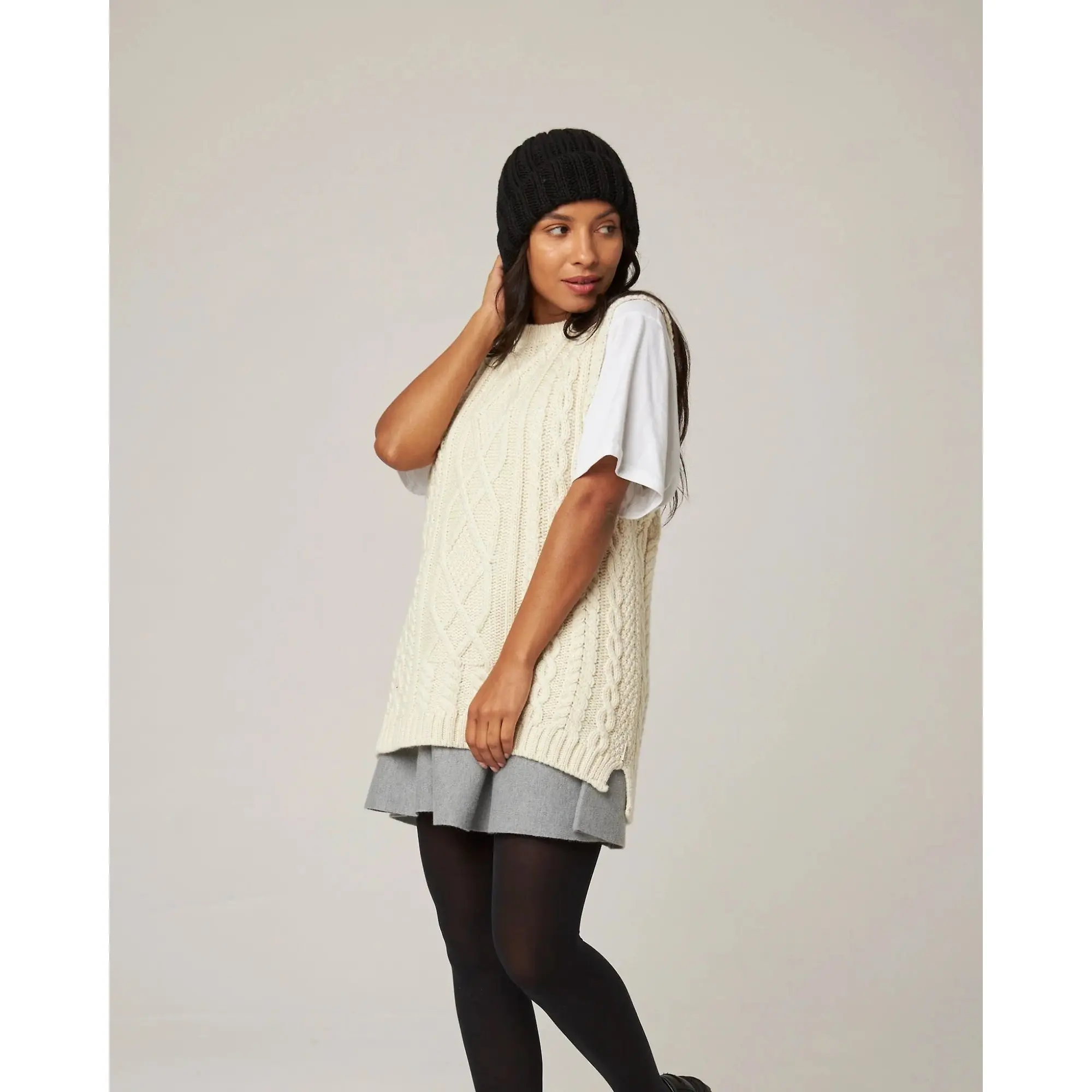 Product image 5 of 5 of Peregrine Milliner Ribbed Beanie - Black
