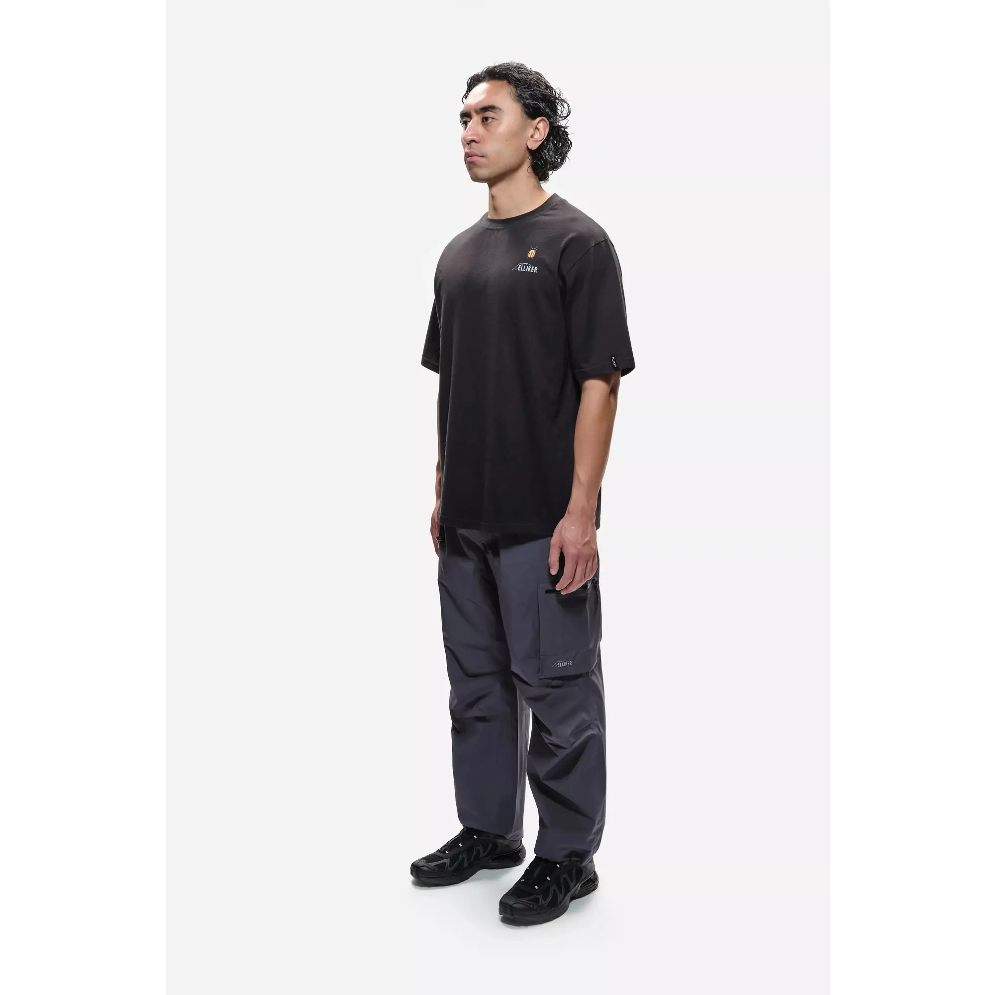 Product image 9 of 9 of Elliker Unisex Rill Bug Print Short Sleeve T-Shirt - Black