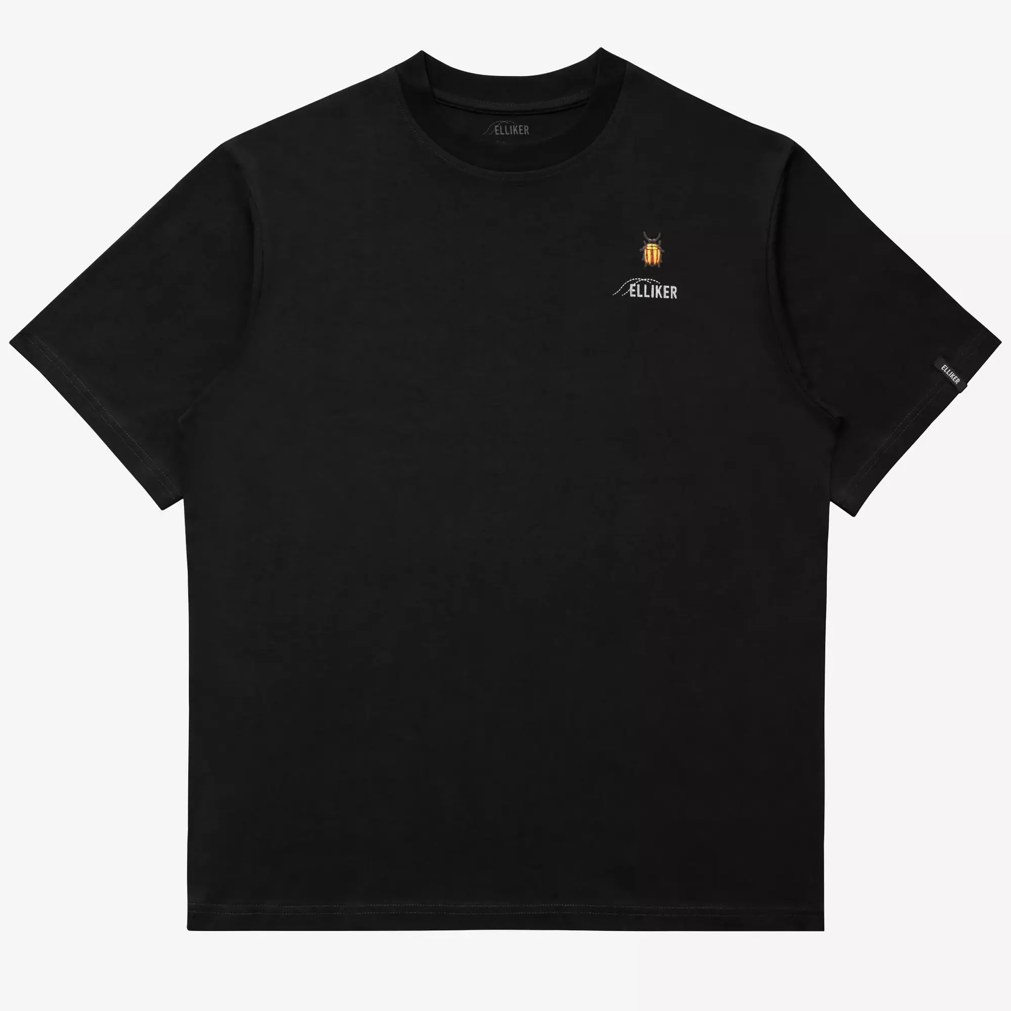 Product image 3 of 9 of Elliker Unisex Rill Bug Print Short Sleeve T-Shirt - Black