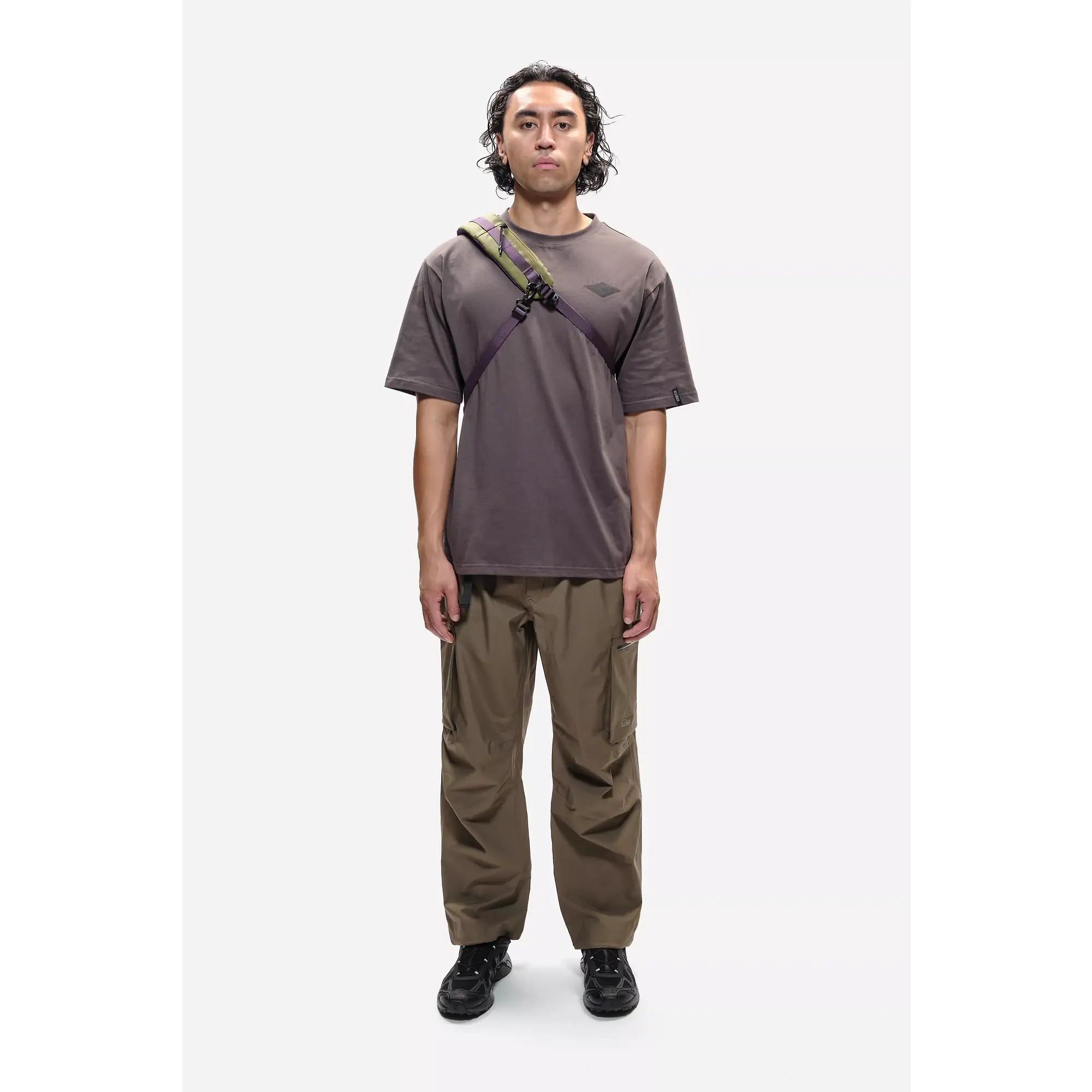 Product image 10 of 13 of Elliker Unisex Rill Hill Print Short Sleeve T-Shirt - Grey