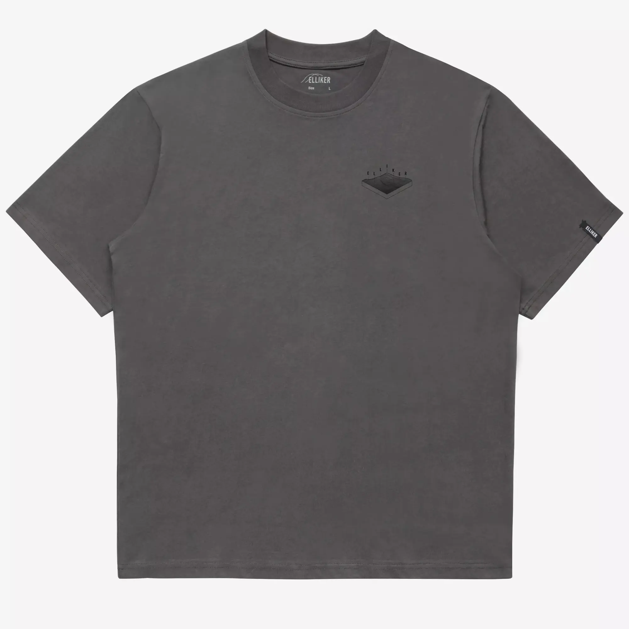 Product image 2 of 13 of Elliker Unisex Rill Hill Print Short Sleeve T-Shirt - Grey