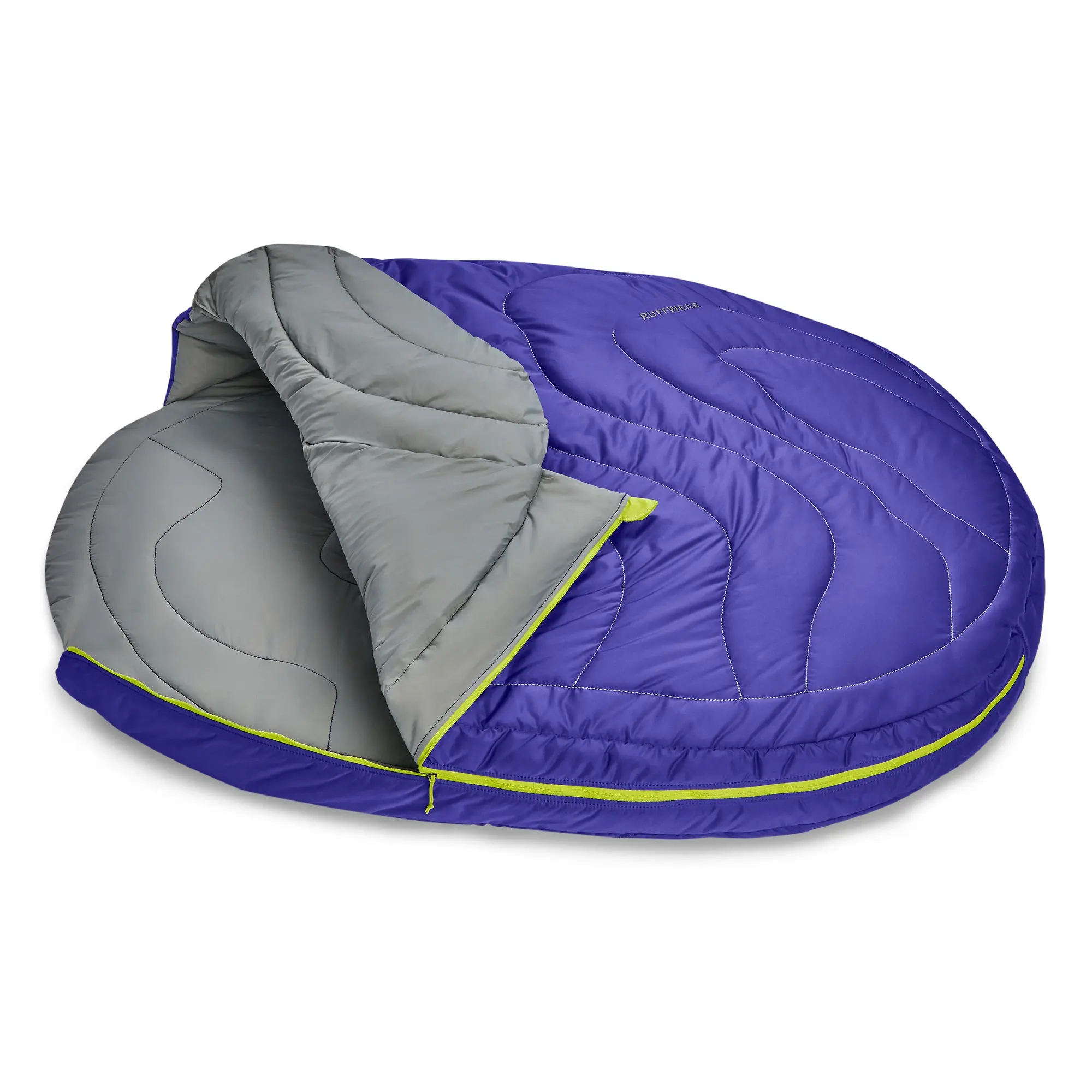 Product image 5 of 9 of RUFFWEAR Highlands Dog Sleeping Bag - Huckleberry Blue