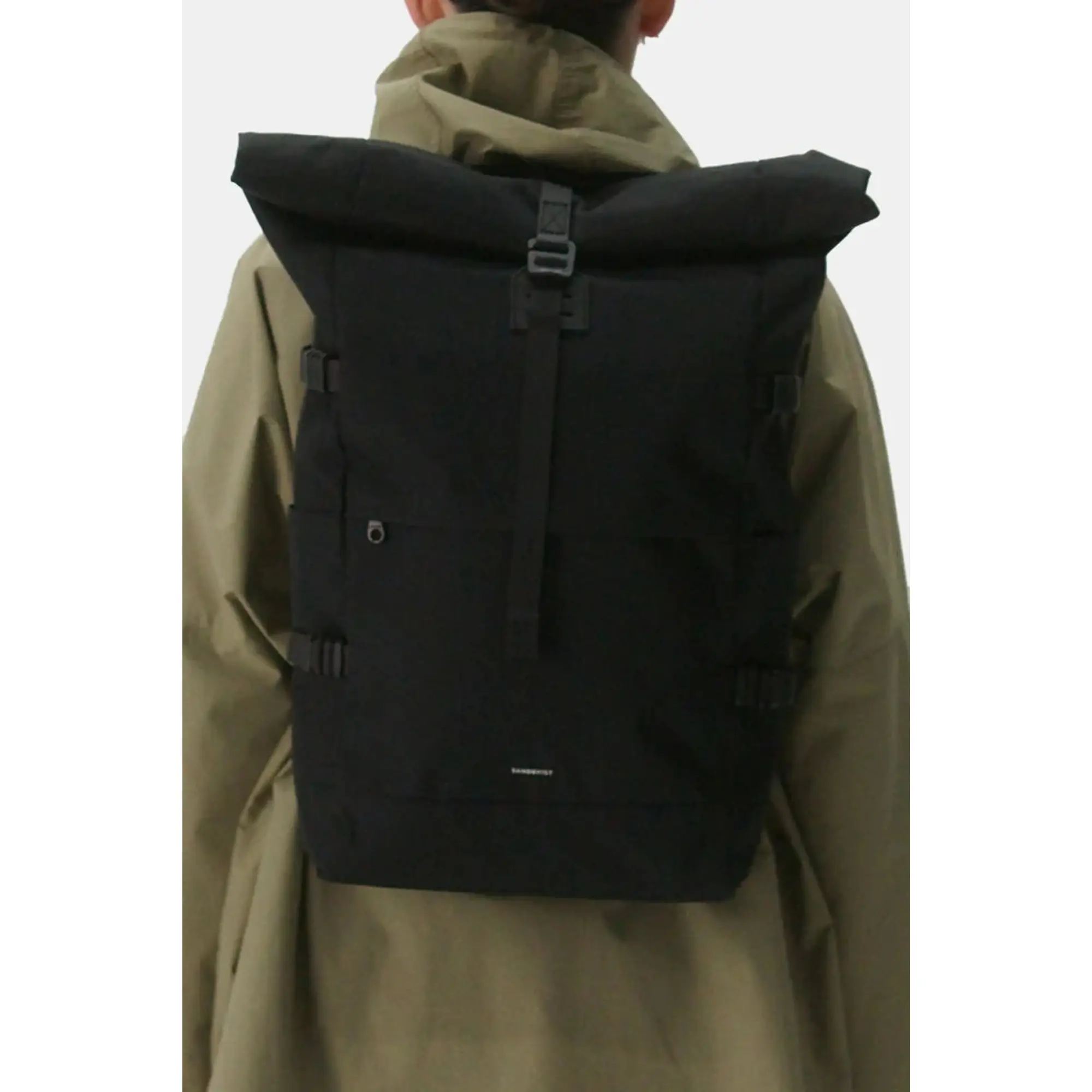 Product image 12 of 12 of Sandqvist Icon Rolltop Backpack L 26L 16" - Black