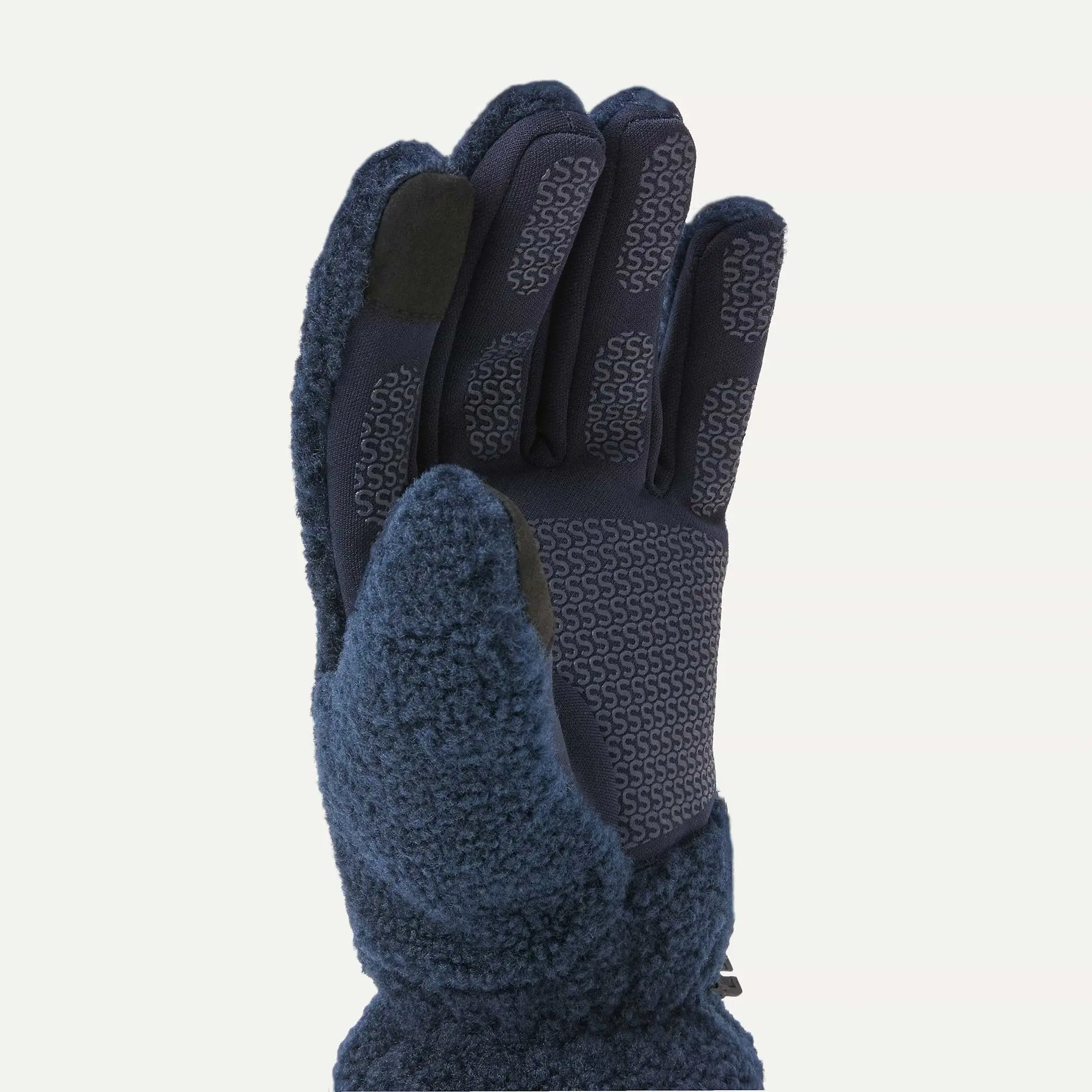 Product image 2 of 2 of Sealskinz Hoveton Waterproof Heavy Sherpa Fleece Gloves - Navy