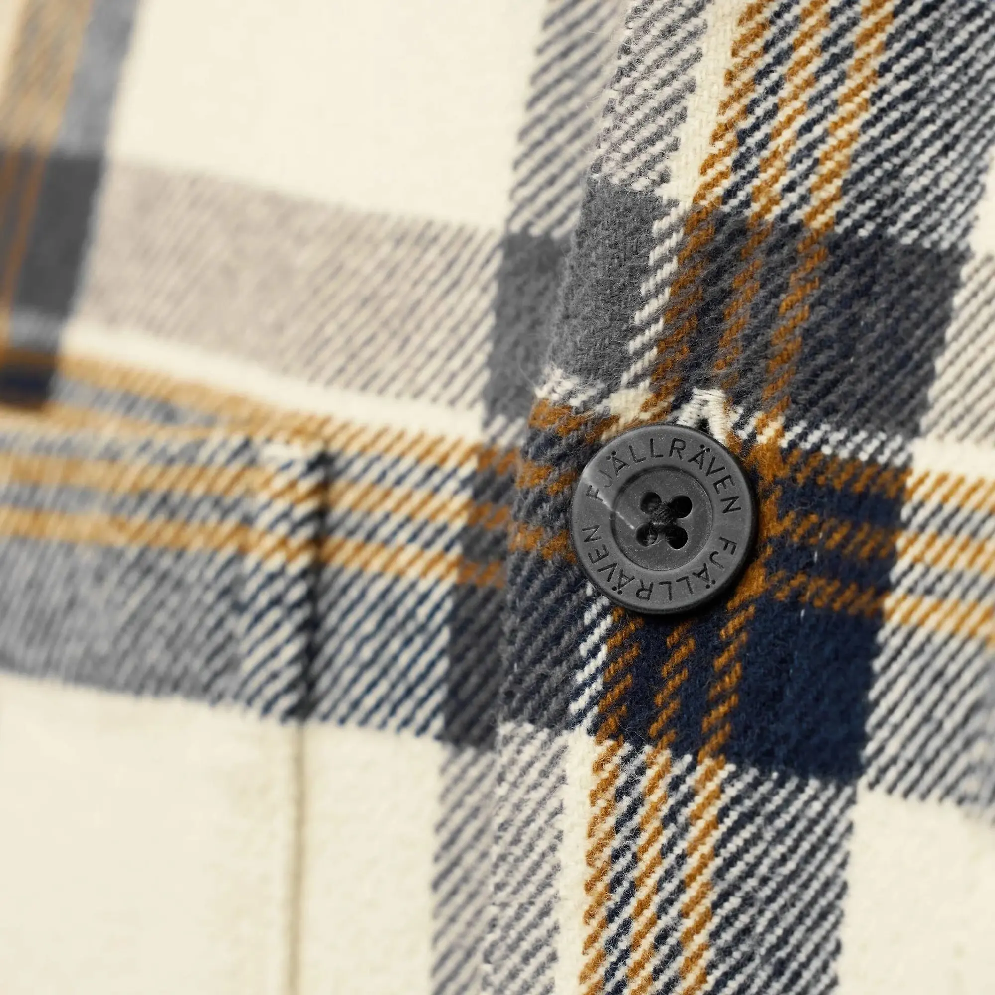 Product image 9 of 11 of Fjällräven Men's Singi Flannel Overshirt - Dark Navy-Wood Brown