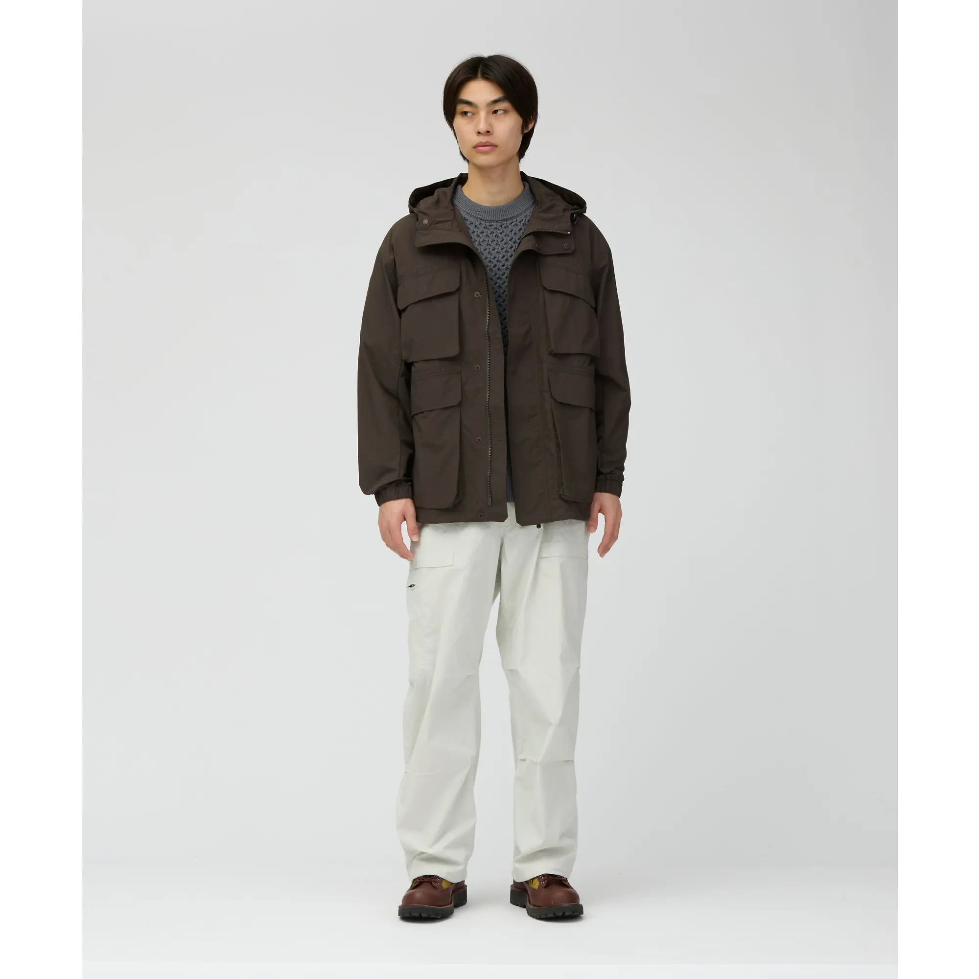 Product image 6 of 10 of Snow Peak Nylon Double Rip Jacket - Dark Brown