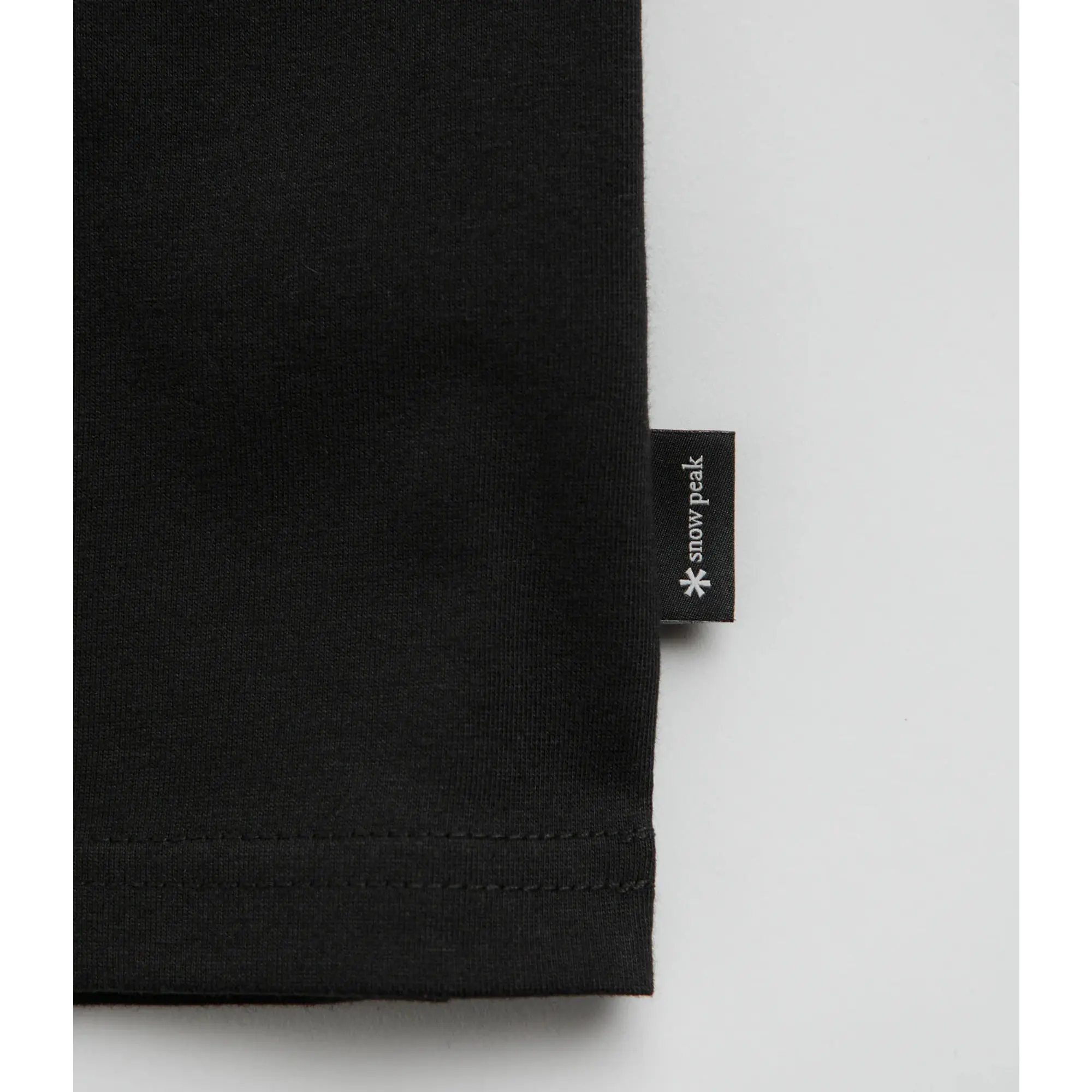Product image 5 of 8 of Snow Peak Onepoint Logo Long Sleeve T-Shirt - Black