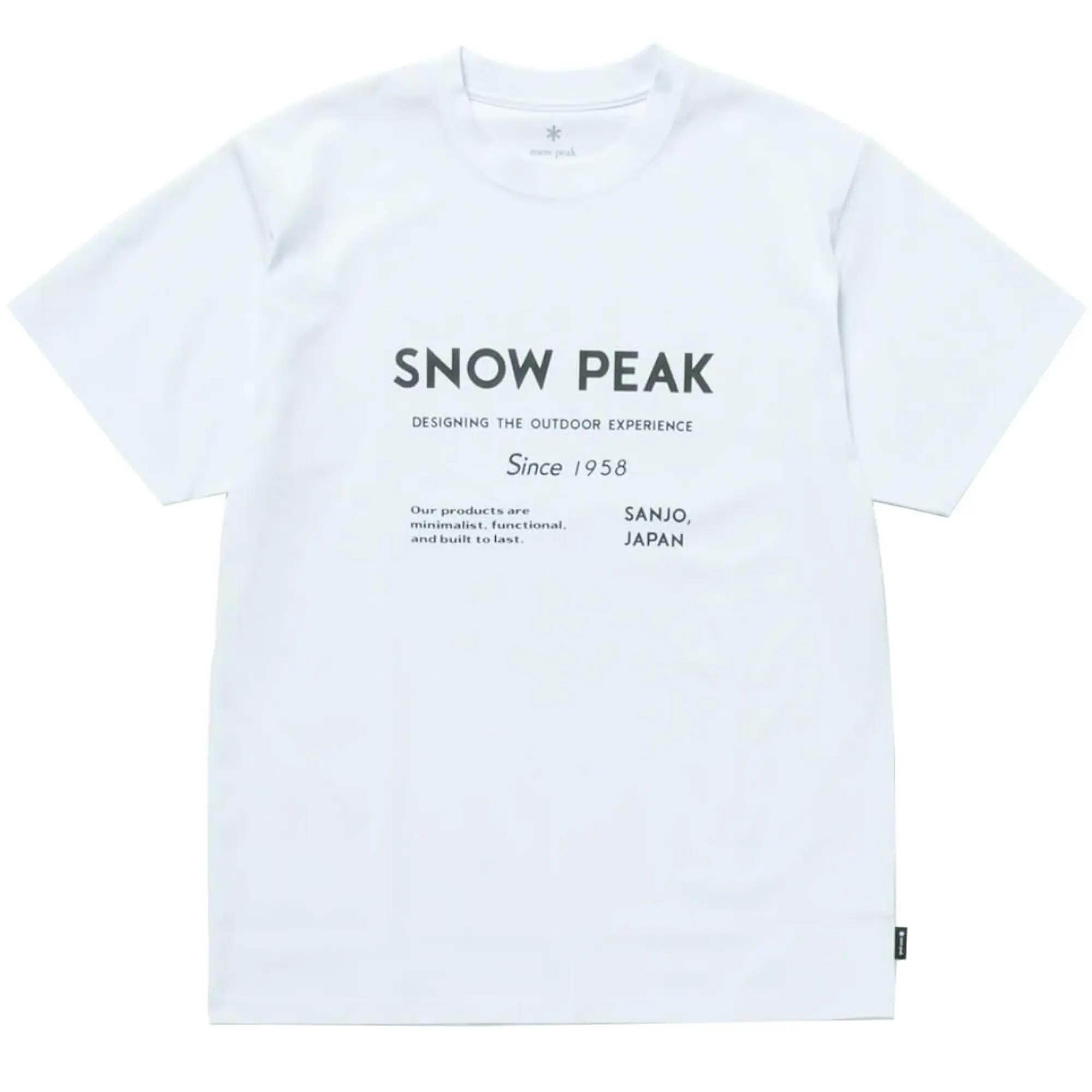 Product image 1 of 5 of Snow Peak Typography T-Shirt - White