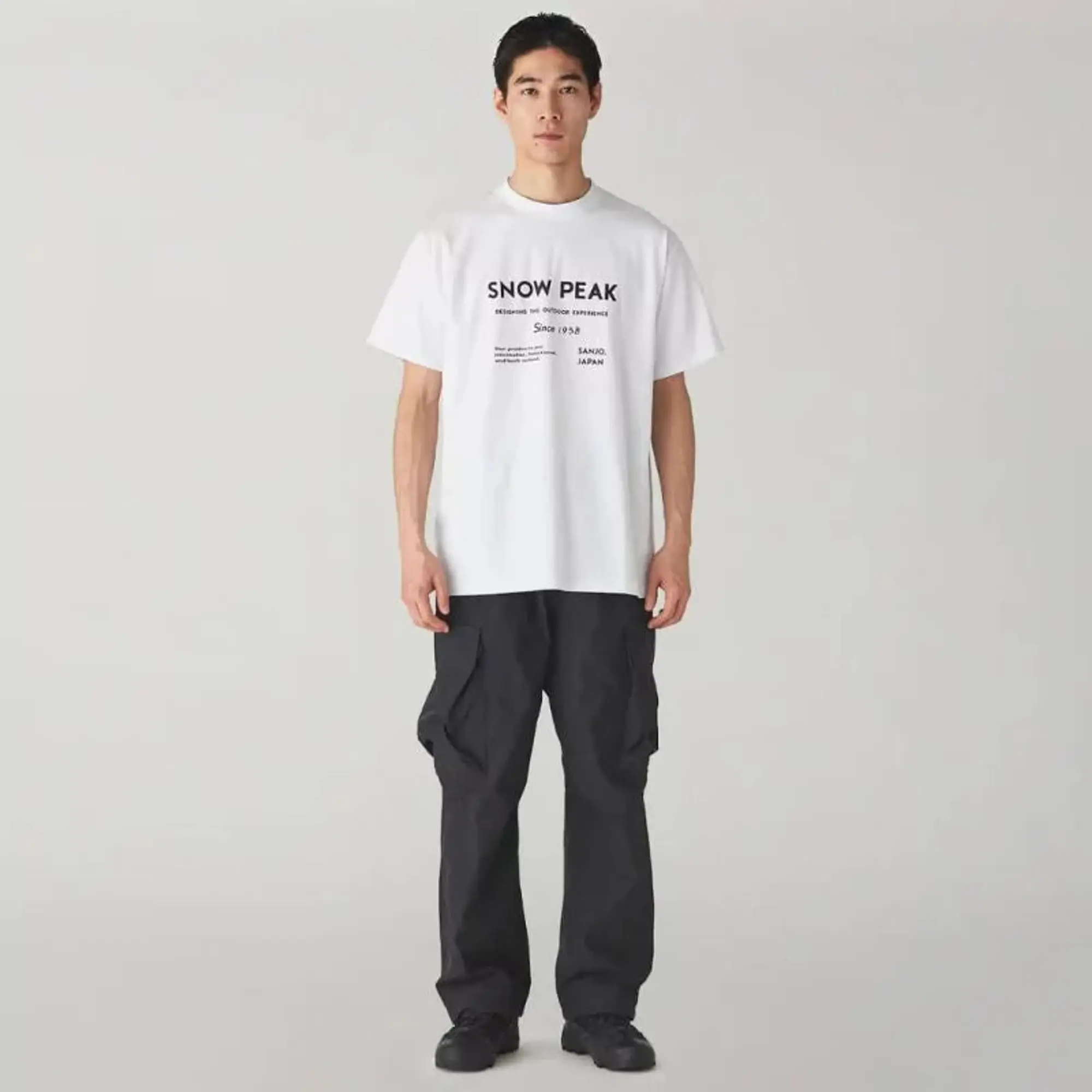 Product image 2 of 5 of Snow Peak Typography T-Shirt - White