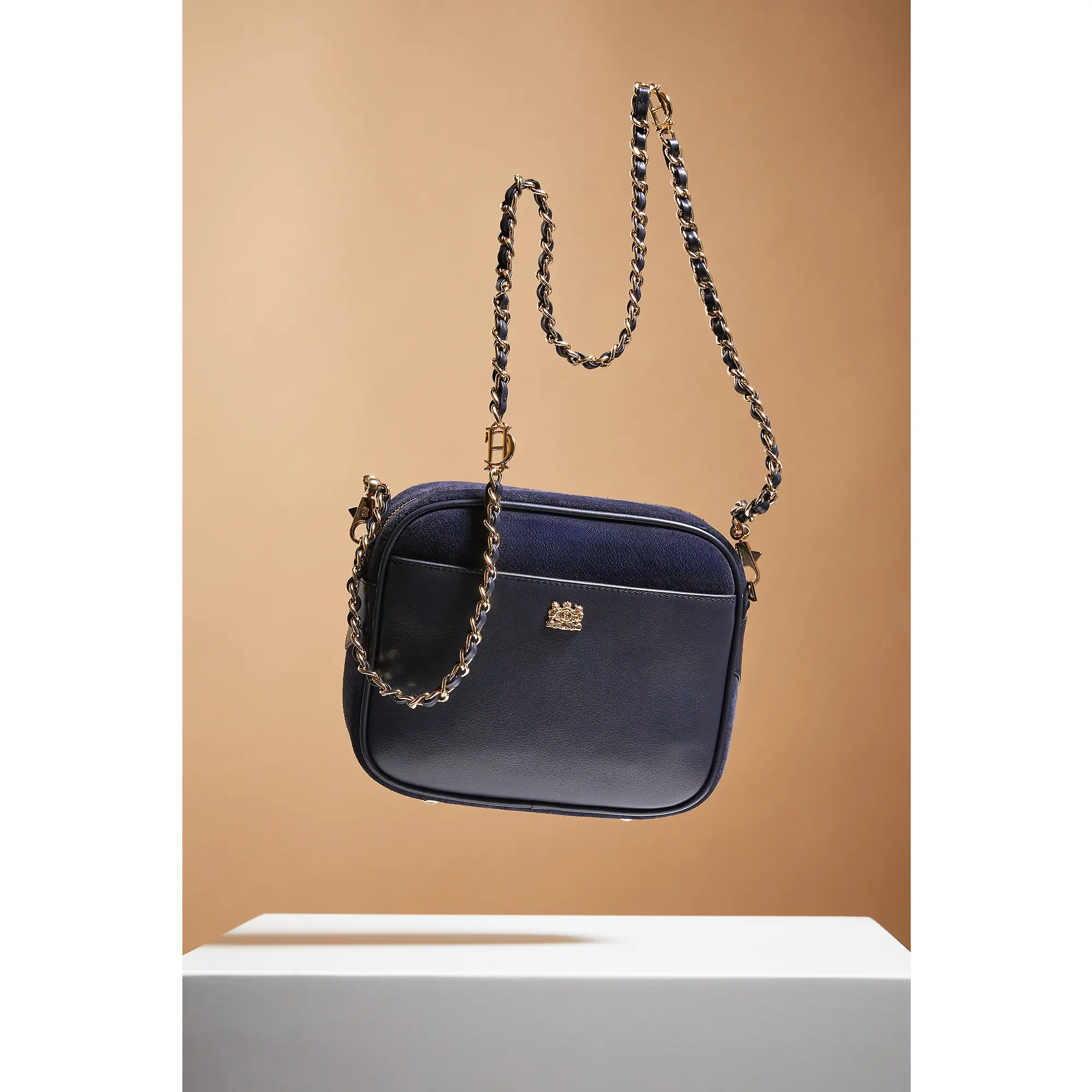 Product image 6 of 6 of Holland Cooper Women's Soho Camera Bag - Ink Navy Suede