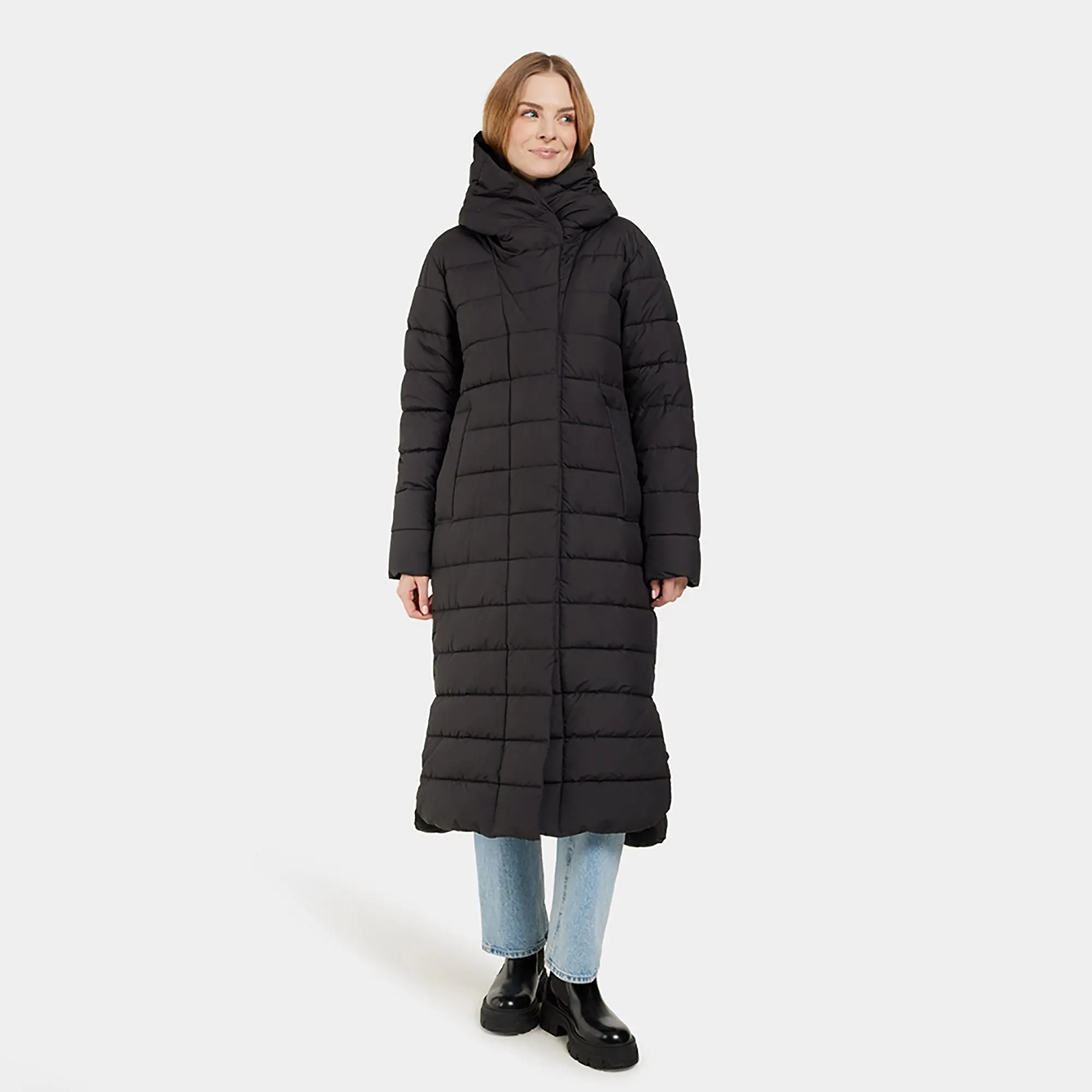 Product image 3 of 9 of Didriksons Women's Stella Long Parka - Black