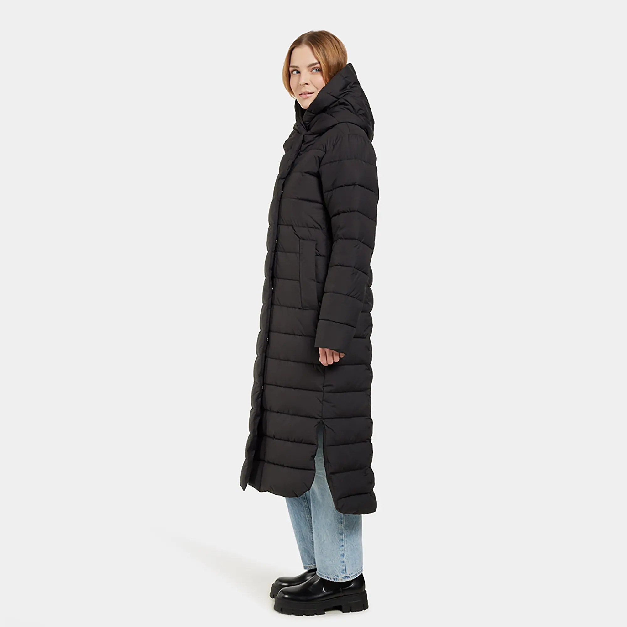 Product image 4 of 9 of Didriksons Women's Stella Long Parka - Black