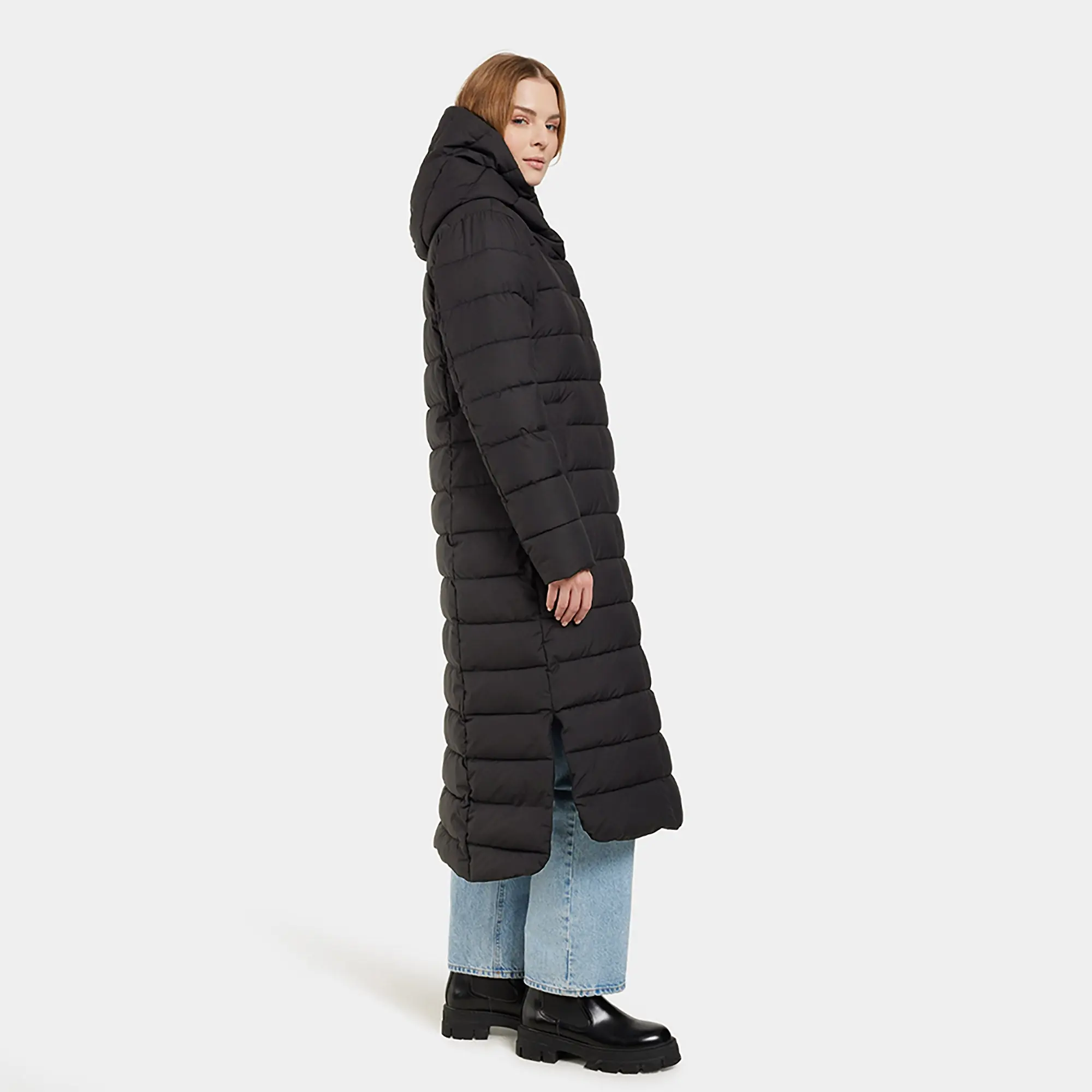 Product image 6 of 9 of Didriksons Women's Stella Long Parka - Black